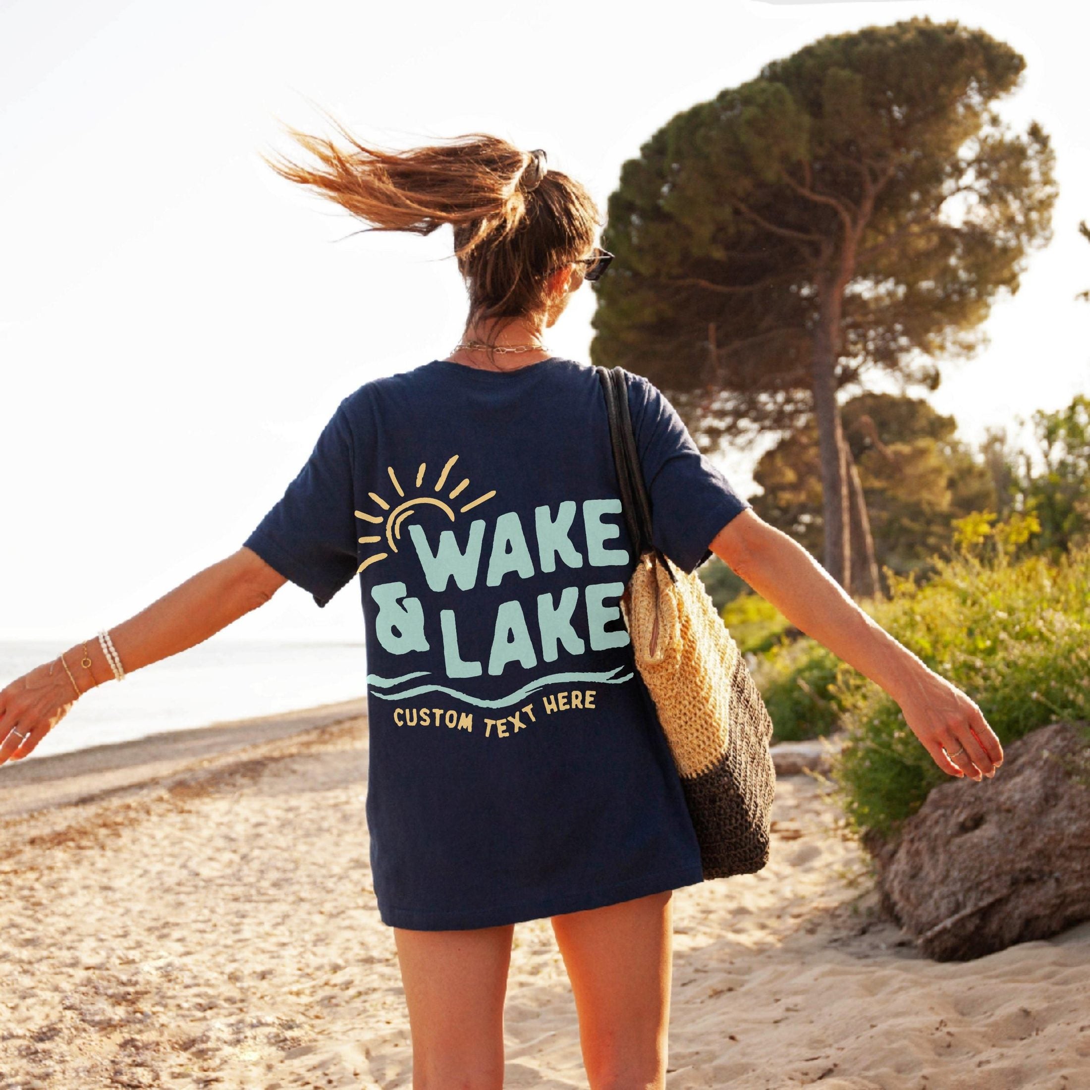 Wake & Lake - Matching Family Lake Vacation Shirts