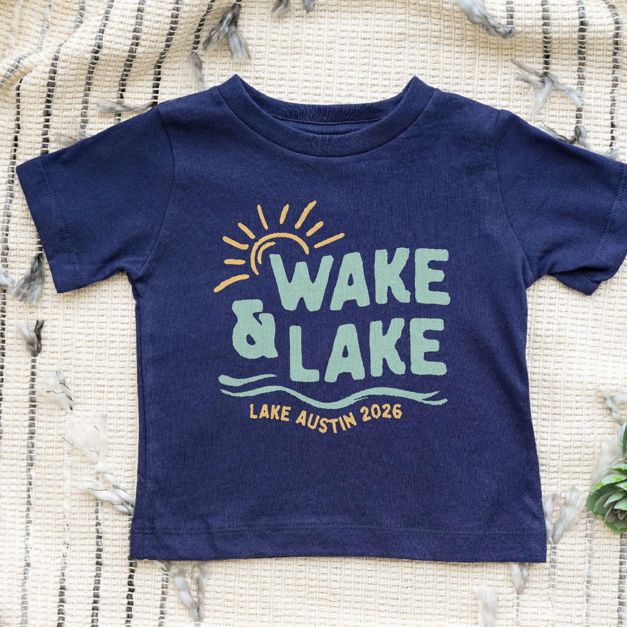 Wake & Lake - Matching Family Lake Vacation Shirts