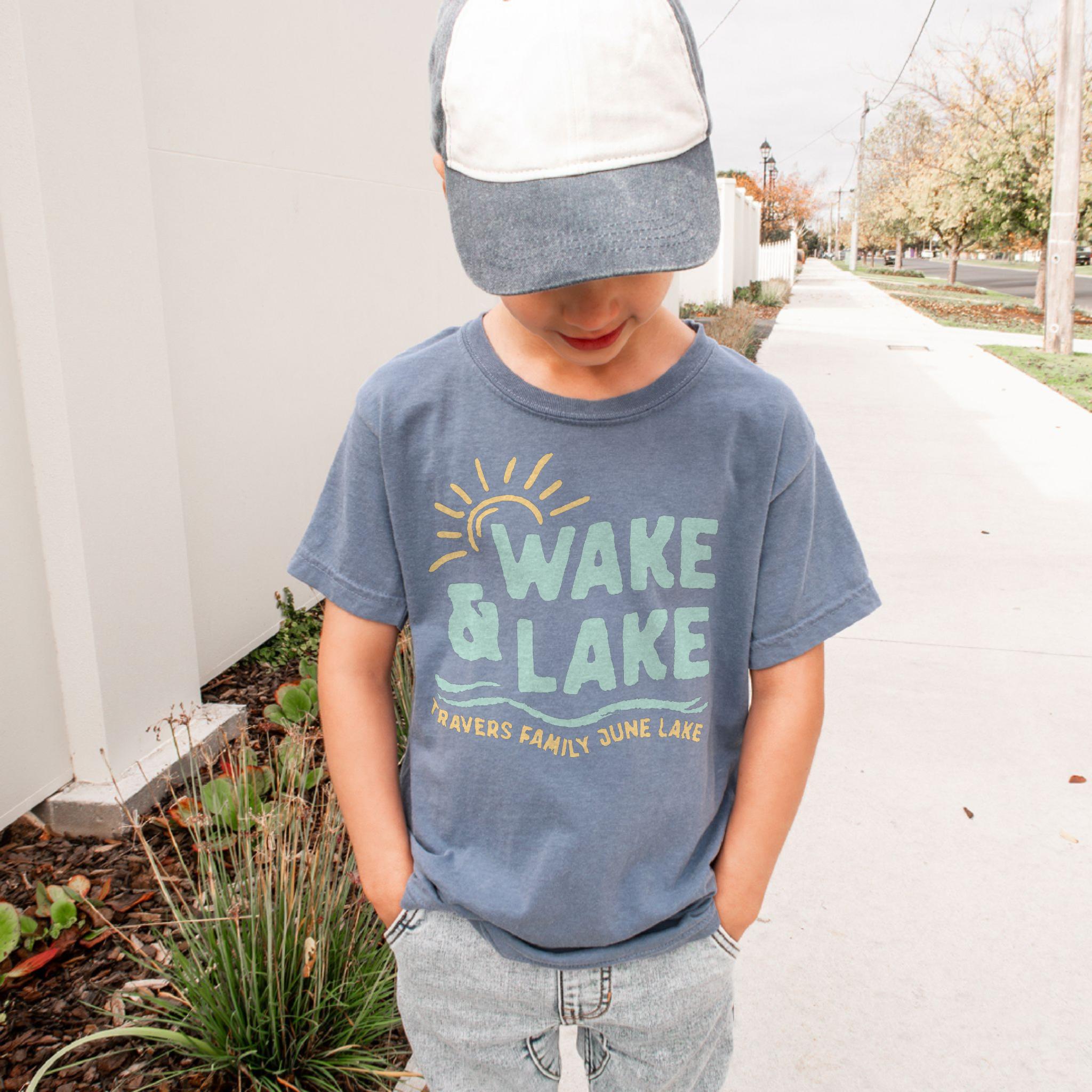 Wake & Lake - Matching Family Lake Vacation Shirts