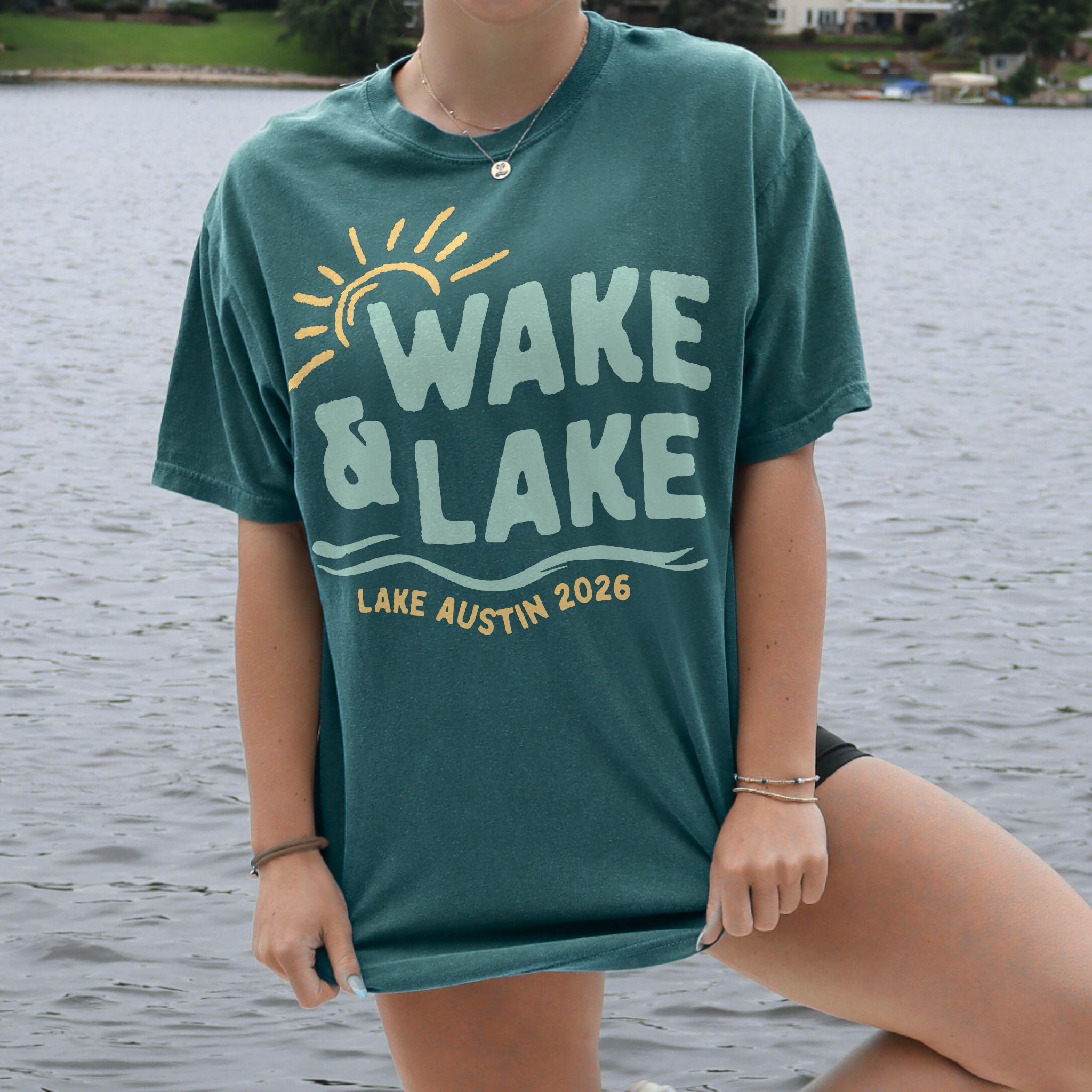 Wake & Lake - Matching Family Lake Vacation Shirts
