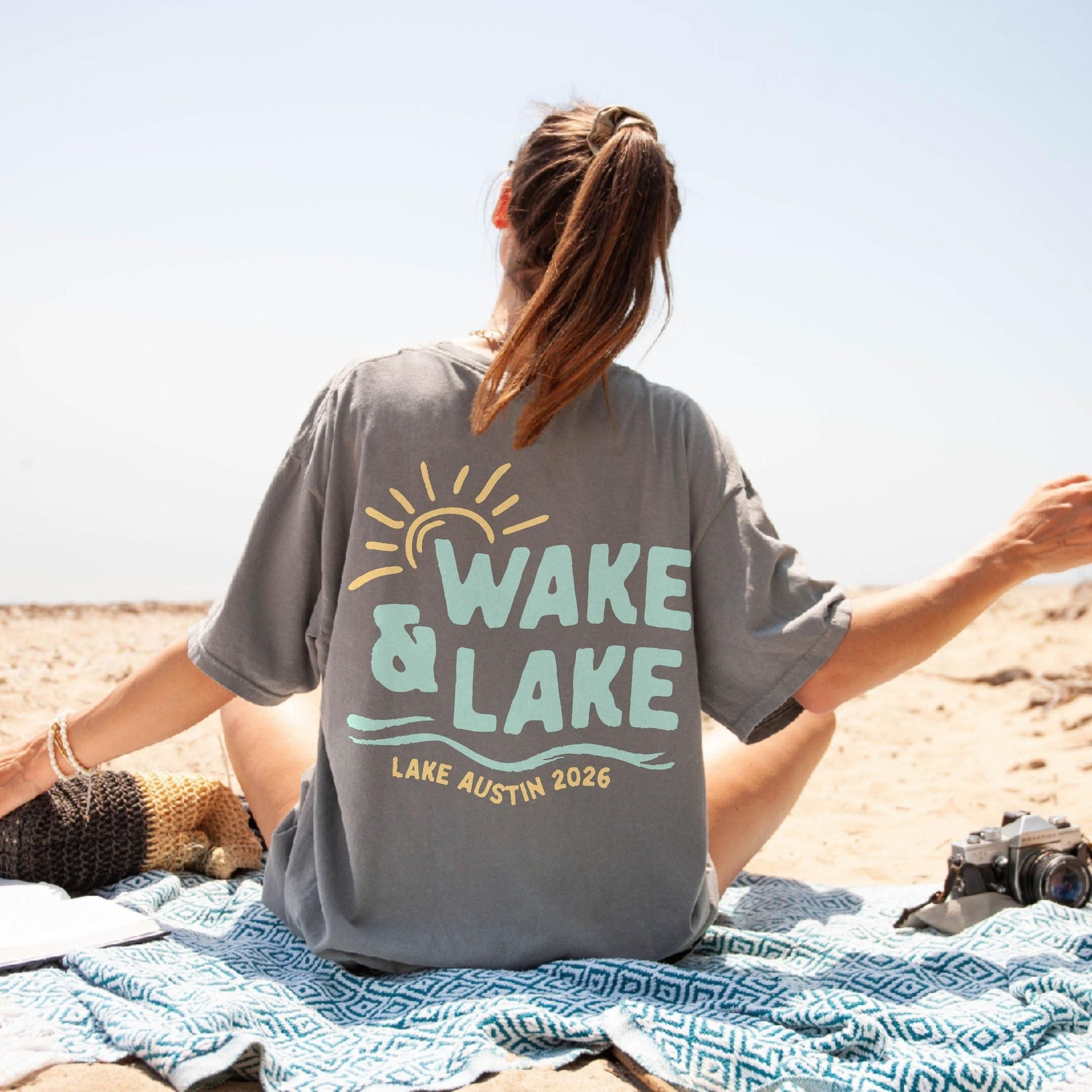 Wake & Lake - Matching Family Lake Vacation Shirts