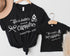 Adult and kid sized Custom matching family camping shirts with life is better around the campfire design on black shirts
