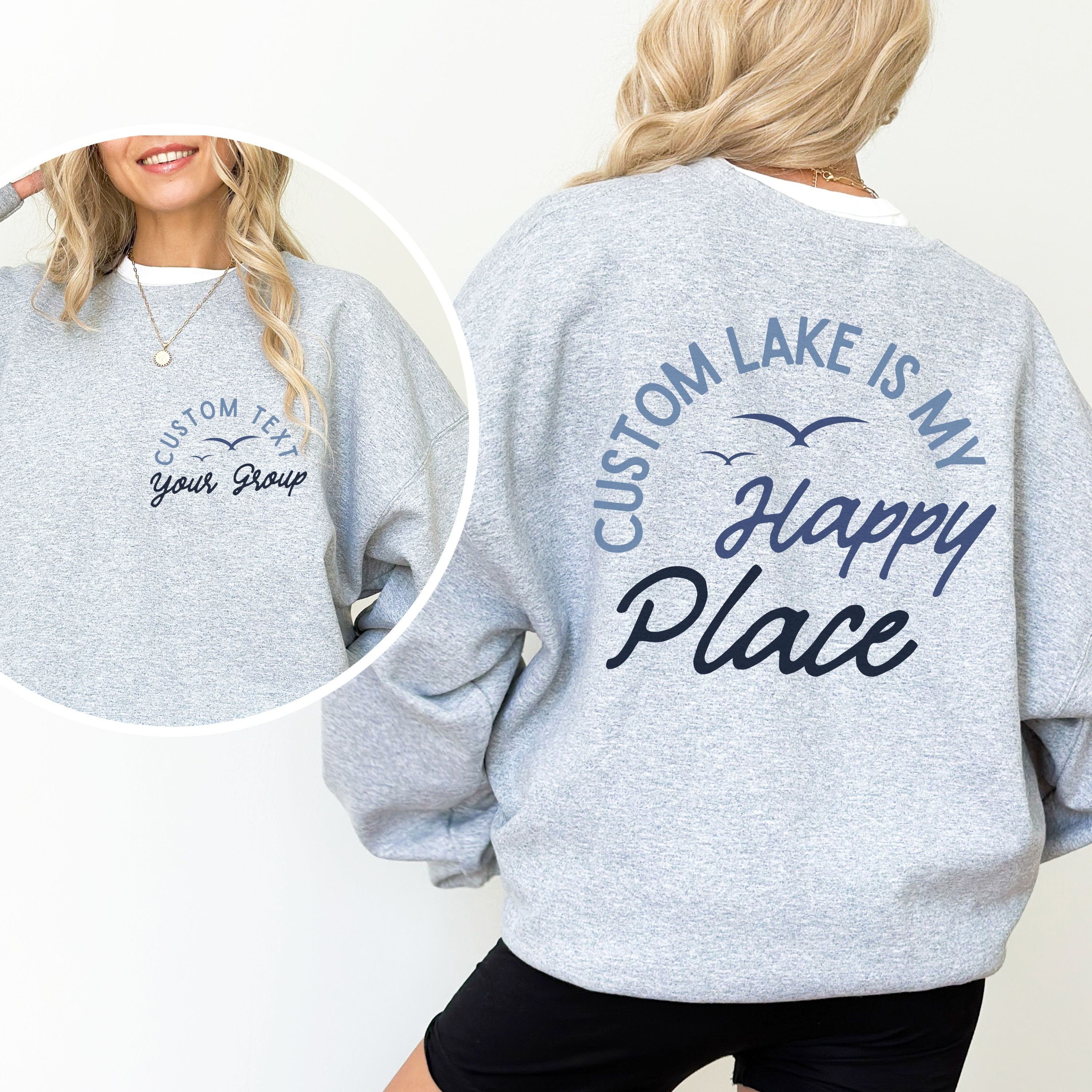Lake Sweatshirt, Custom Matching Family Lake TShirts, Personalized Group Lake Life Shirts, Hoodies Toddler Kids Adult Unisex Lake House