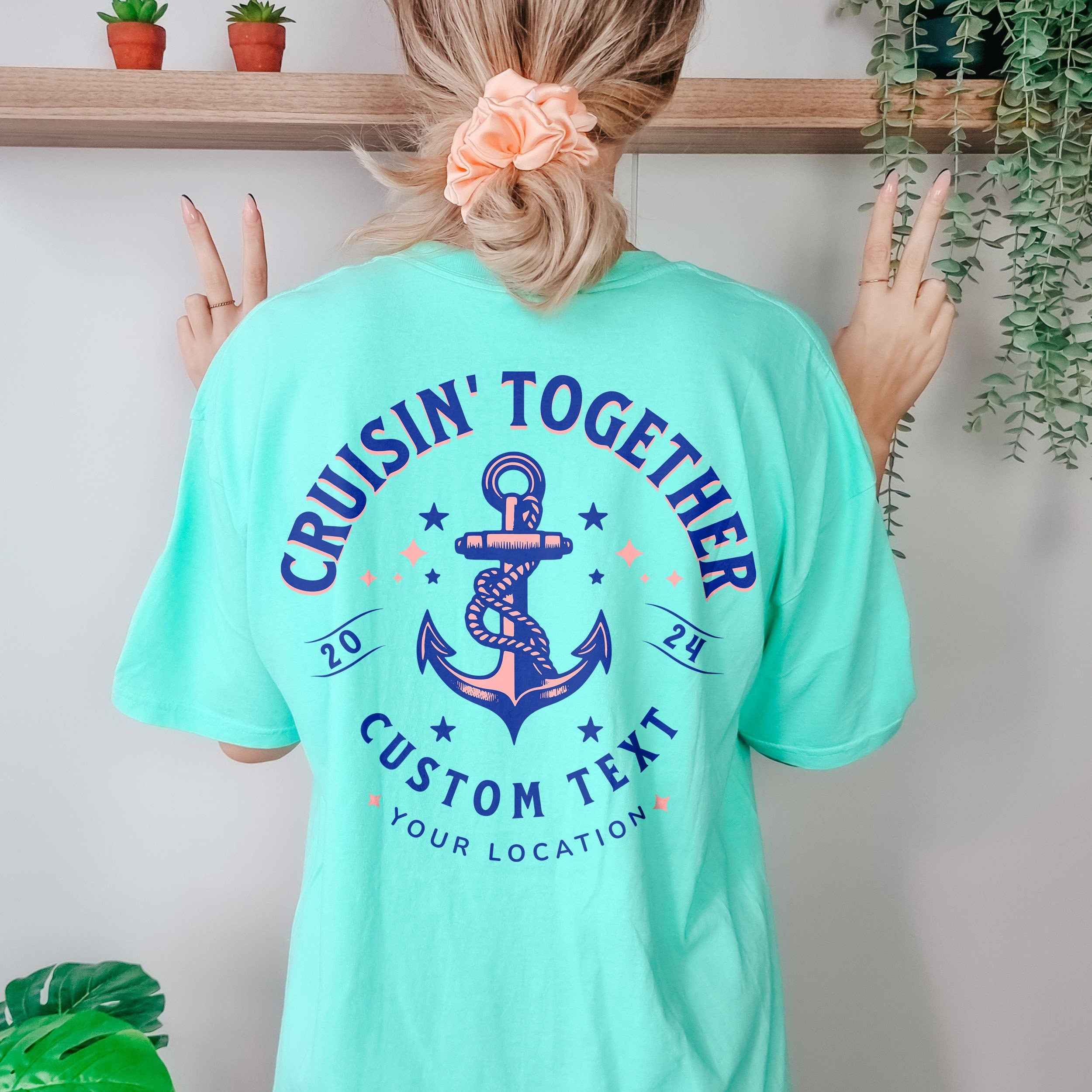 custom cruise shirts personalized matching cruisin together shirts cruise control vacay mode cruise squad oh ship nauti family cruise shirts comfort colors unisex kids adults men women trendy oversized vacation