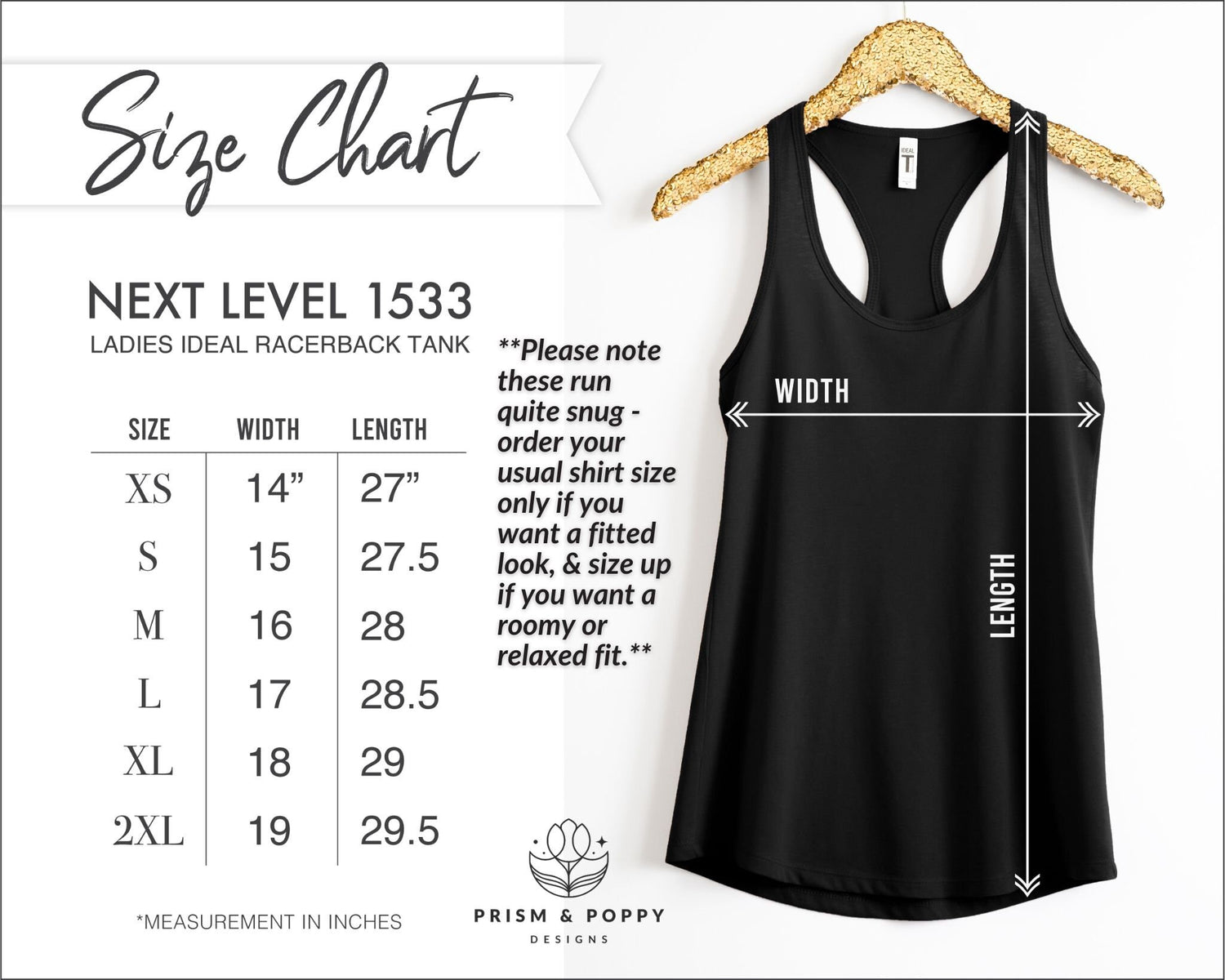 Tank Tops - One Sided Print