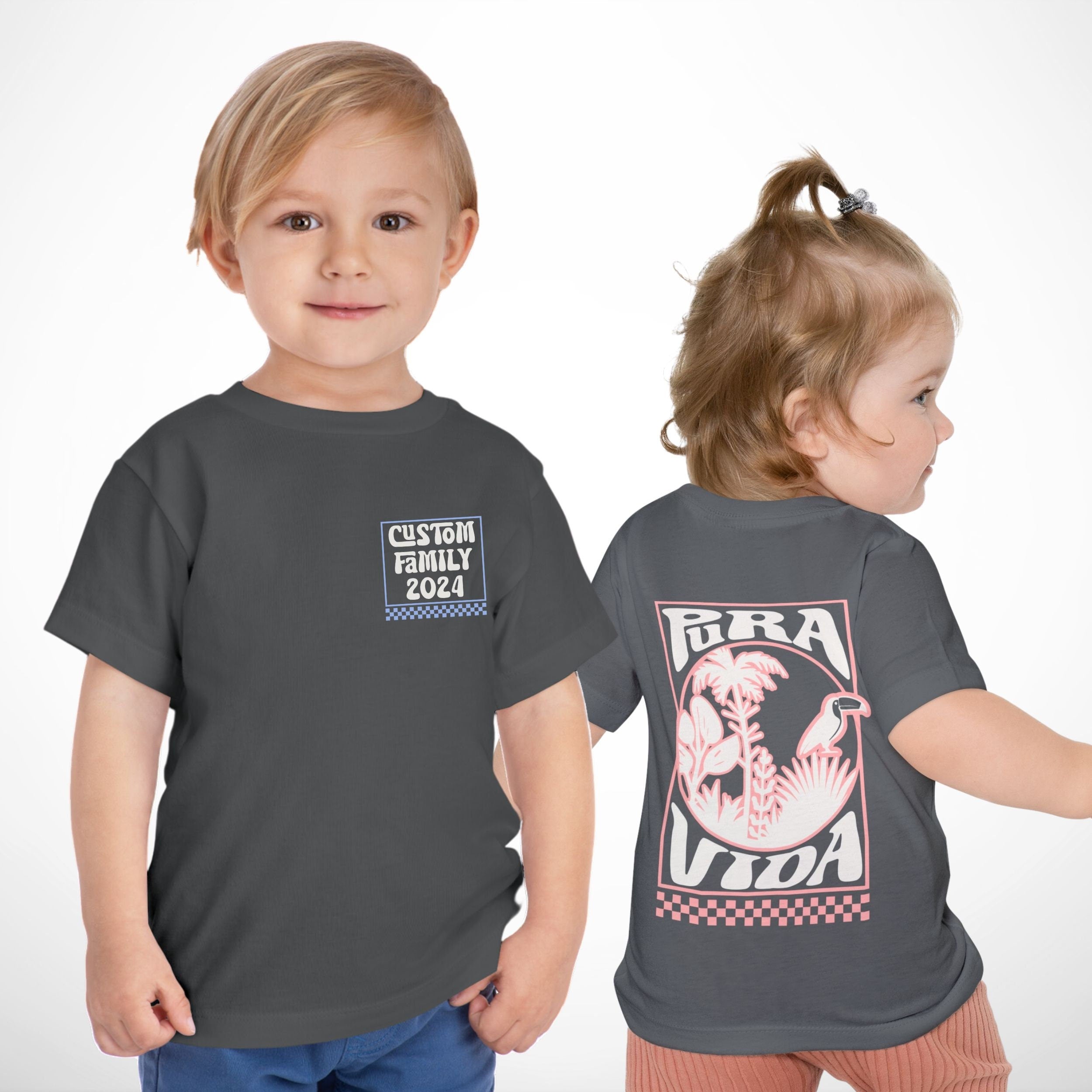 Pura Vida Shirts, Costa Rica Vacation Tshirts, Family Beach Vacation Shirts, Custom Comfort Colors® Oversize, Personalized Matching Group