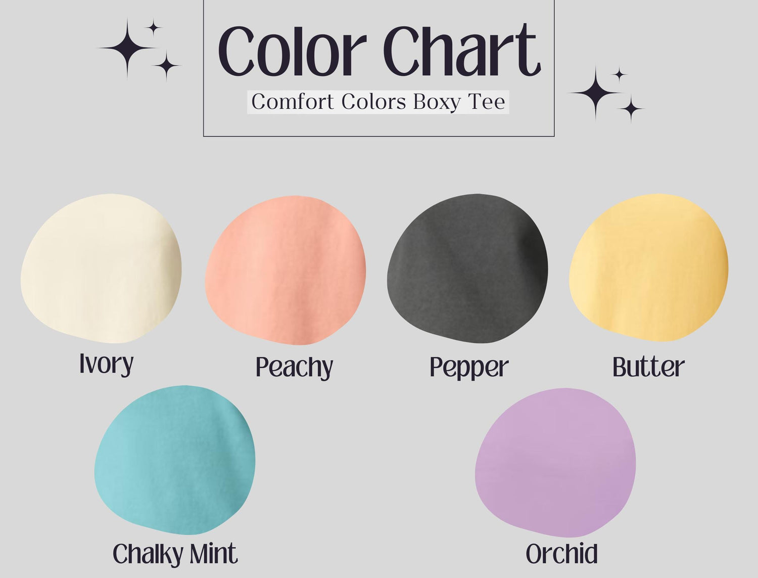 Comfort Colors® Cropped Tshirts - One & Two Sided Print