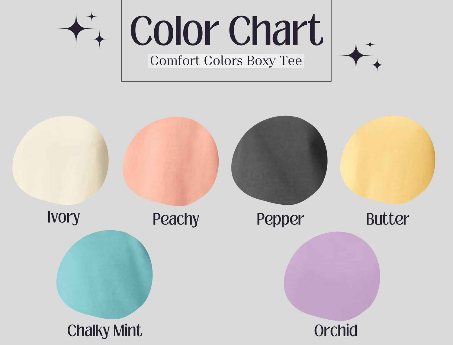Comfort Colors® Cropped Tshirts - One & Two Sided Print