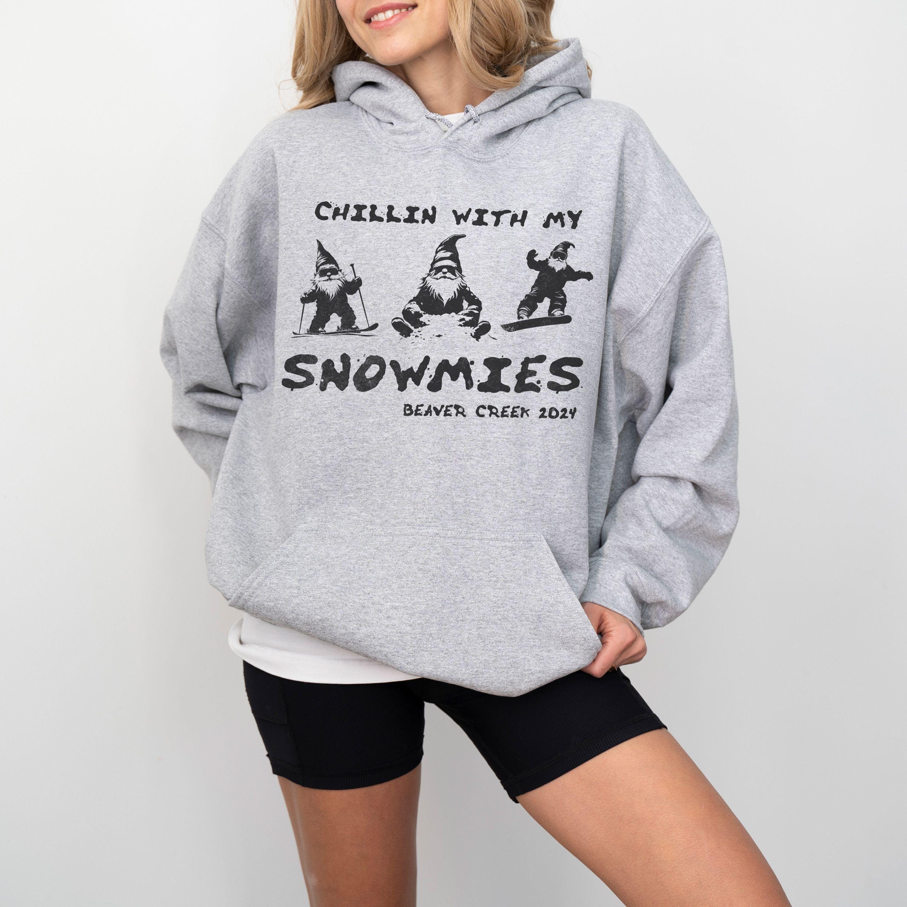 Custom Matching Family Group Ski Shirts- Unisex Snowmies Personalized Ski Weekend Trip Hoodies Crewneck & Tshirt Toddler Kids Adult Vacation