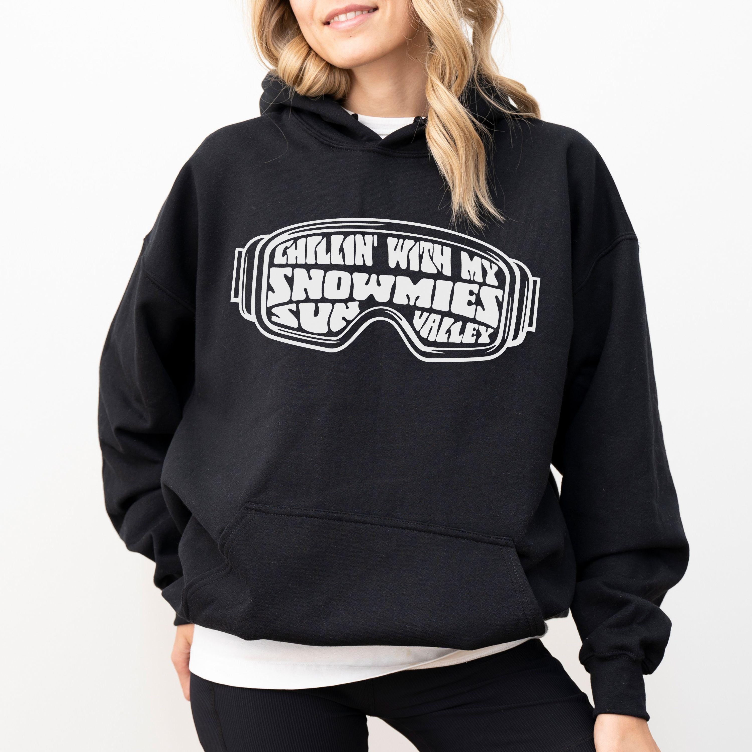 Custom Matching Family Group Ski Shirts- Unisex Snowmies Personalized Ski Weekend Trip Hoodies Crewneck & Tshirt Toddler Kids Adult Vacation
