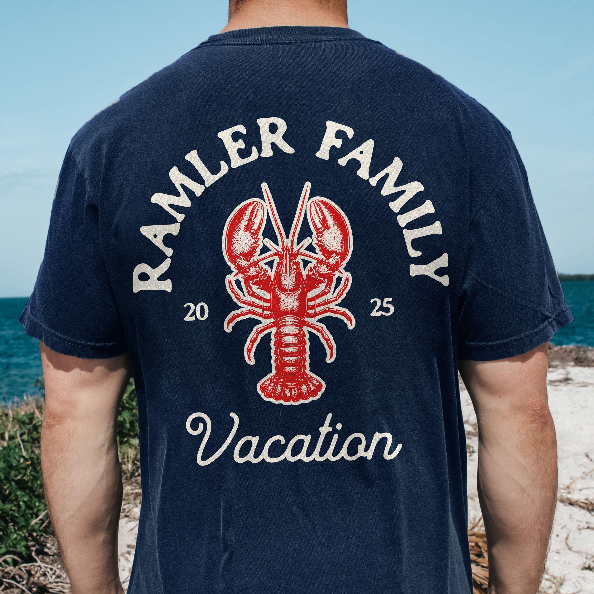 Comfort Colors® Maine Family Vacation Shirts, Nautical Lobster Beach Shirts, Matching Group Trip East Coast Tees, Infant Toddler Kids Adult