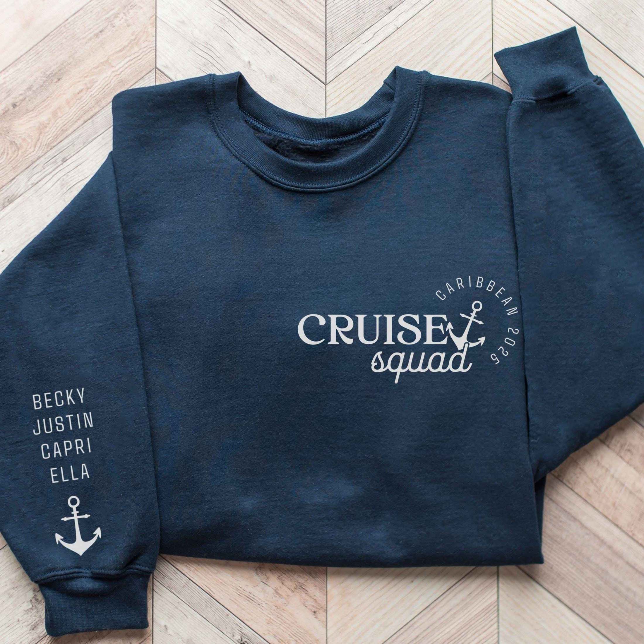 Cruise Squad Sleeve Print
