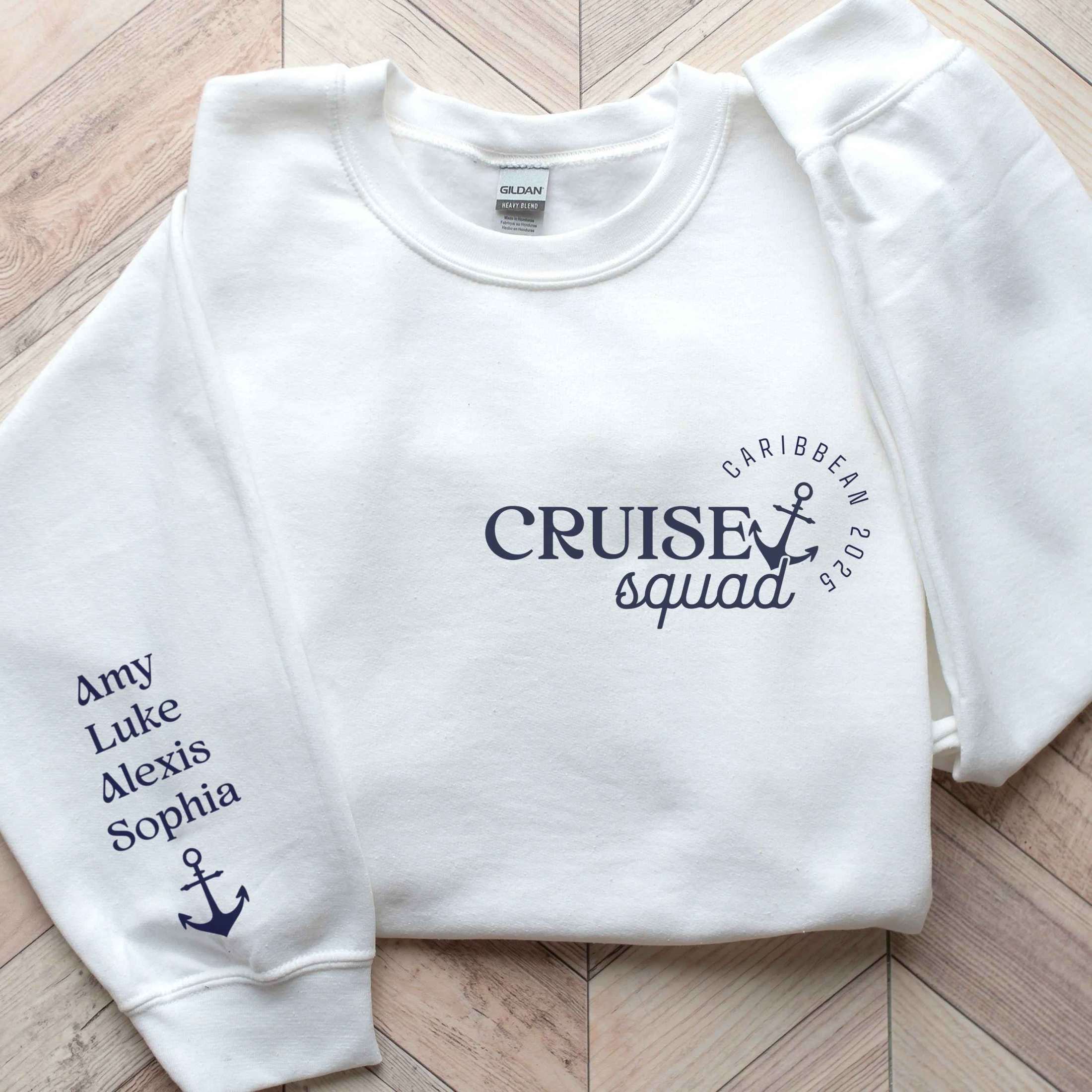 Cruise Squad Sleeve Print