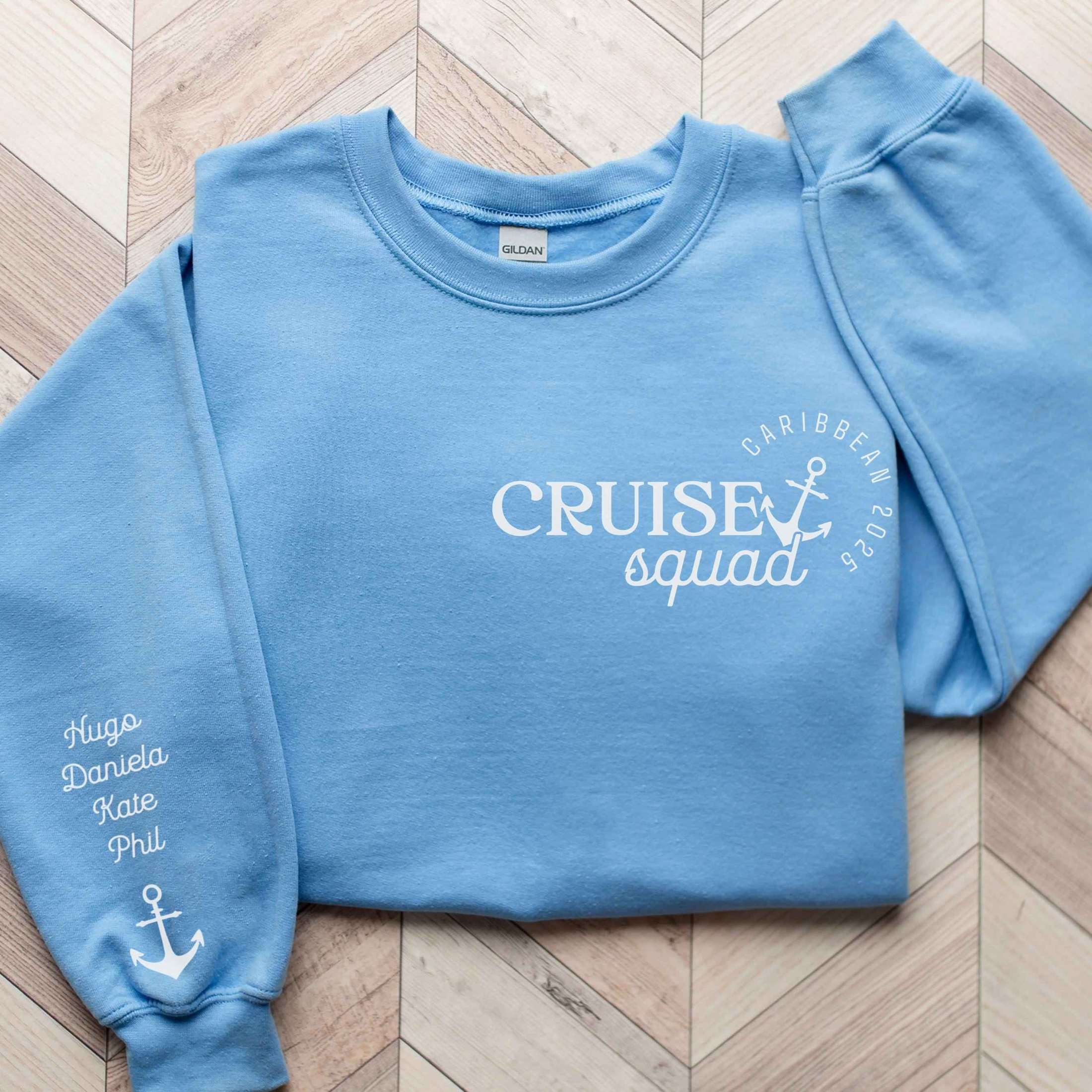 Cruise Squad Sleeve Print