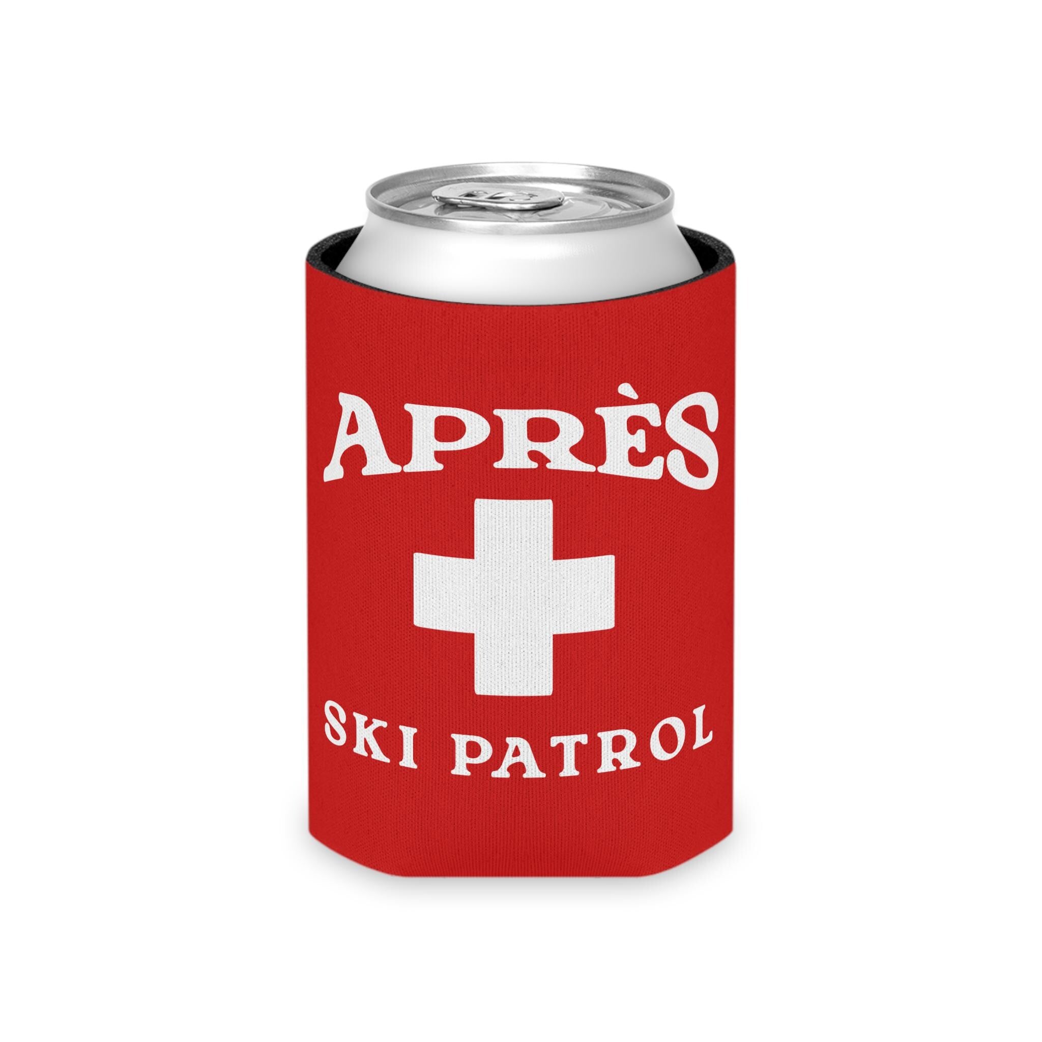 Apres Ski Patrol Coozies For Ski Trip Koozie Can Cooler Apres All Day, Apres Ski Instructor, Funny Ski Bachelorette Coozie Party Favors
