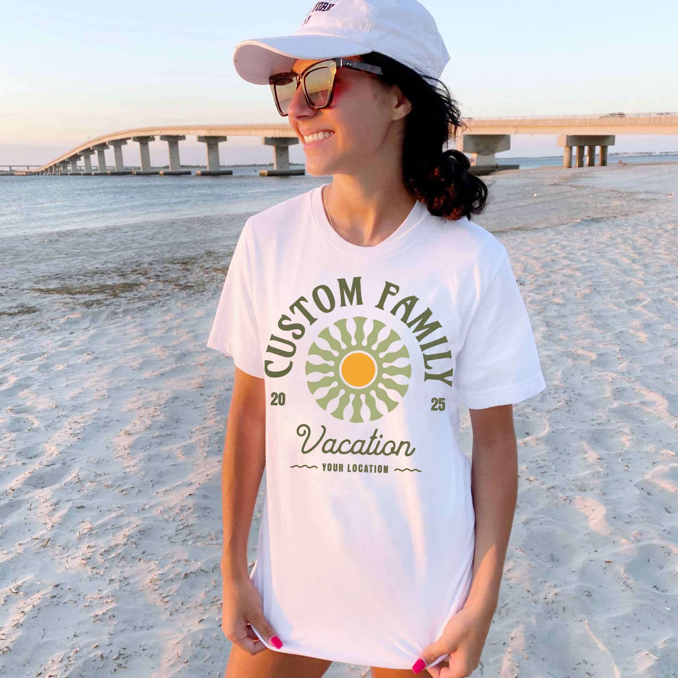Green Retro Sunburst