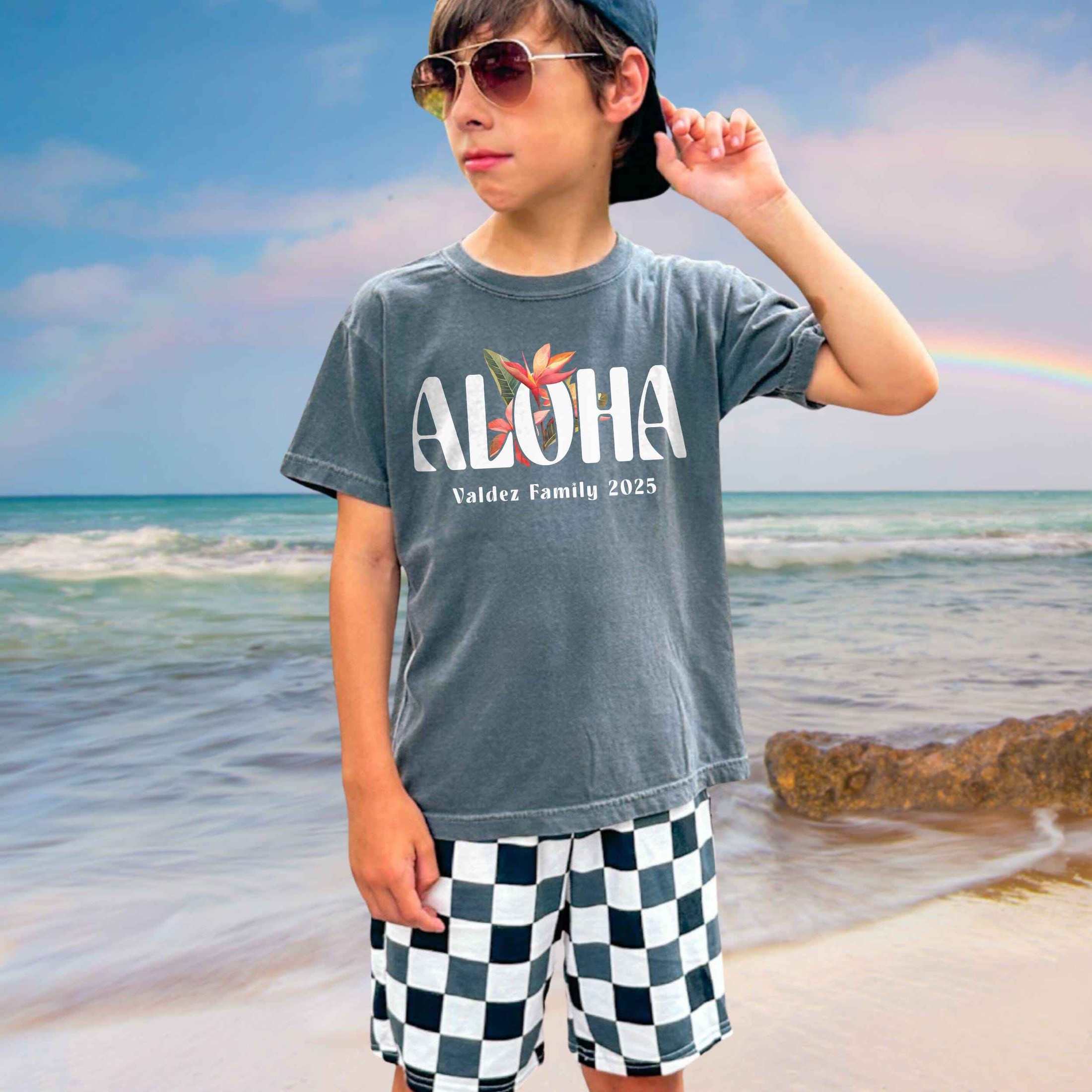 Simple Aloha Tropical Floral