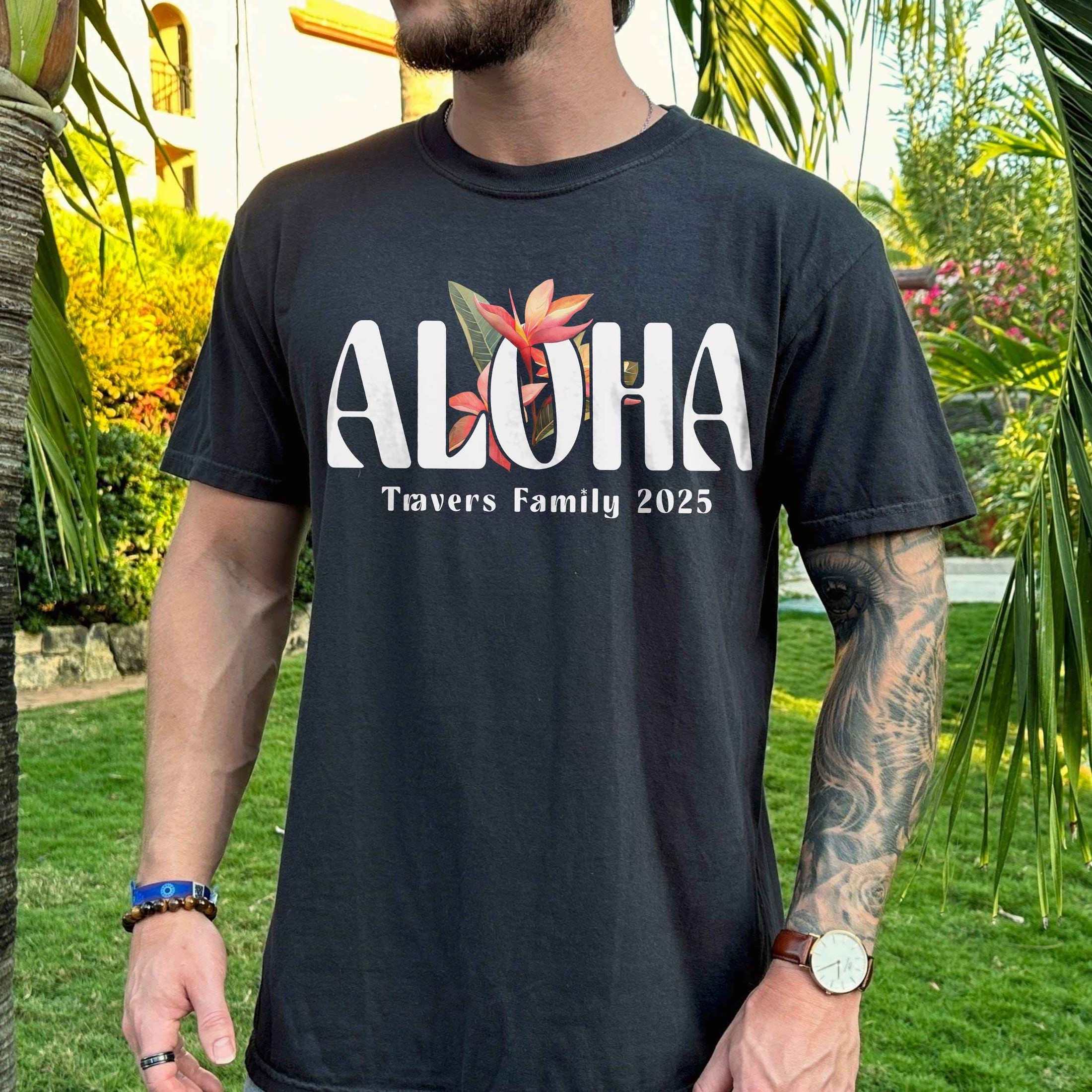 Simple Aloha Tropical Floral