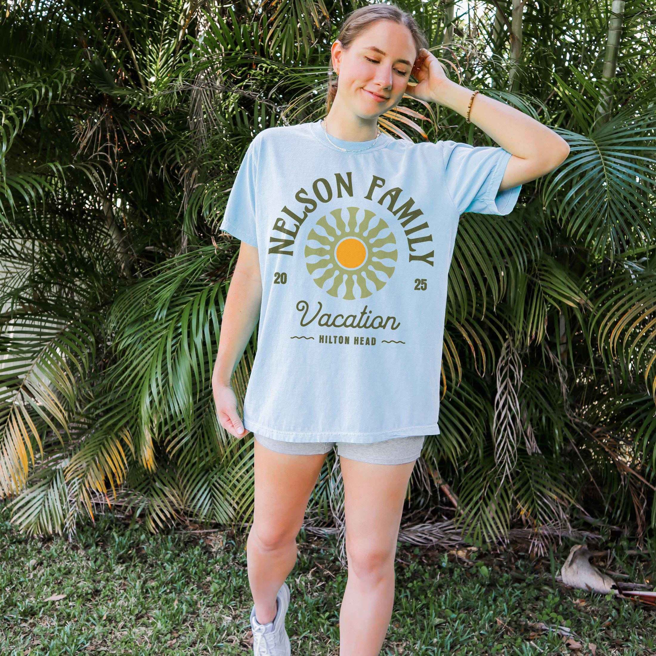 Green Retro Sunburst