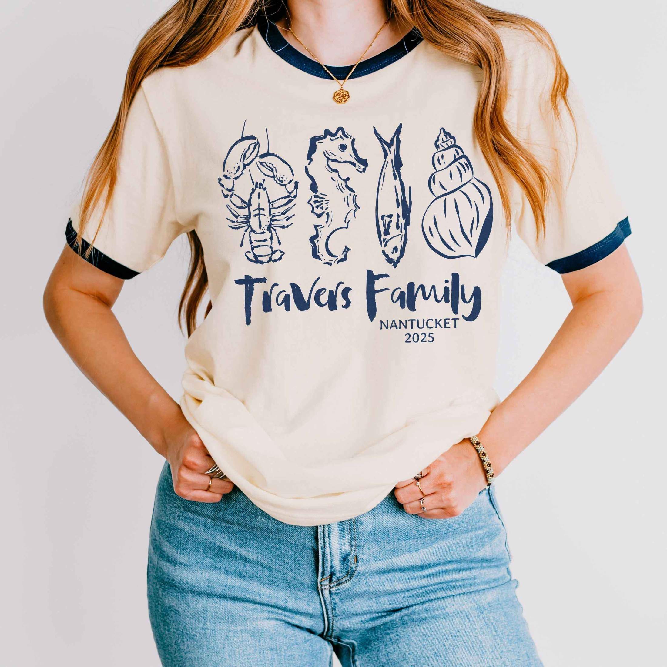 Coastal Ringer Tshirt