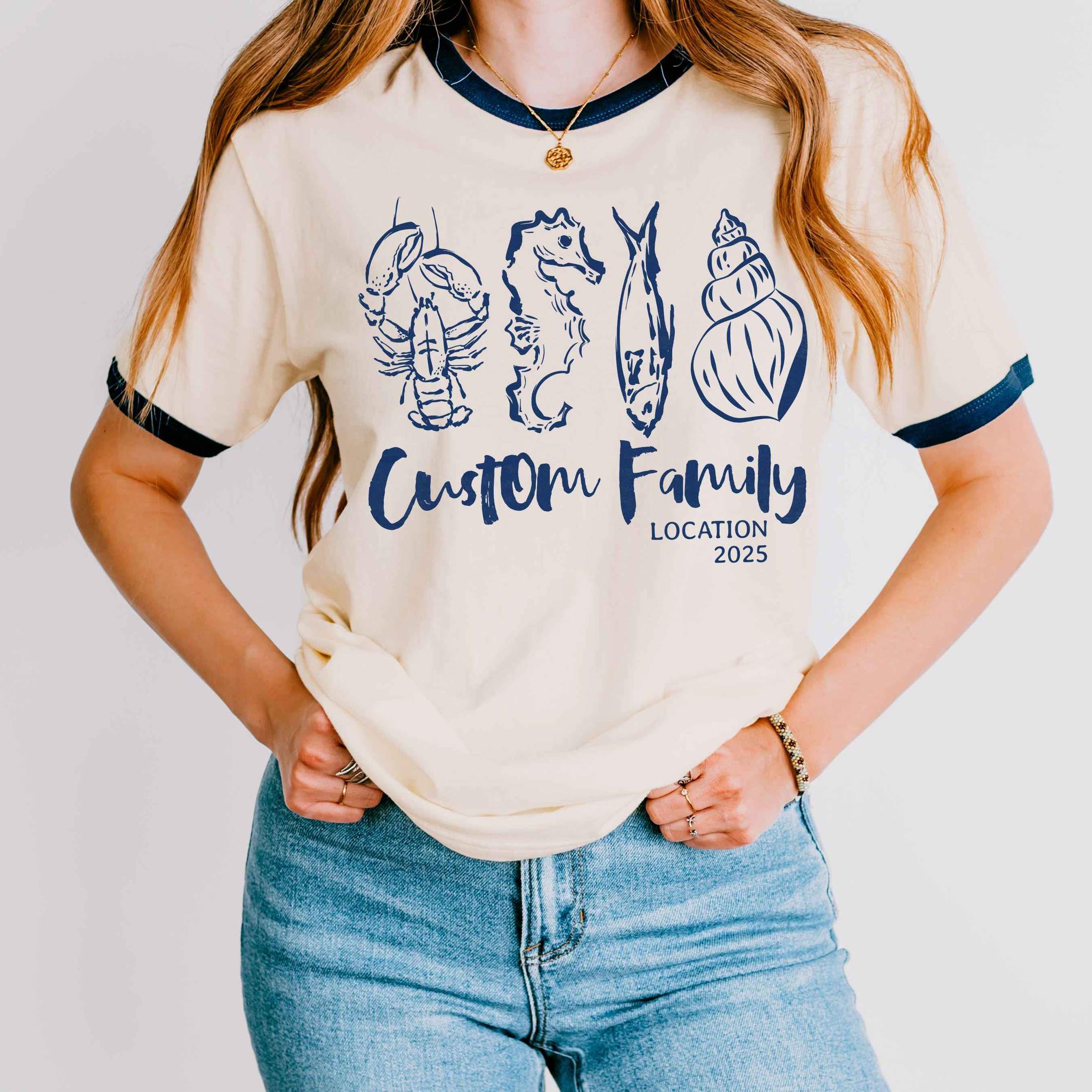 Coastal Ringer Tshirt