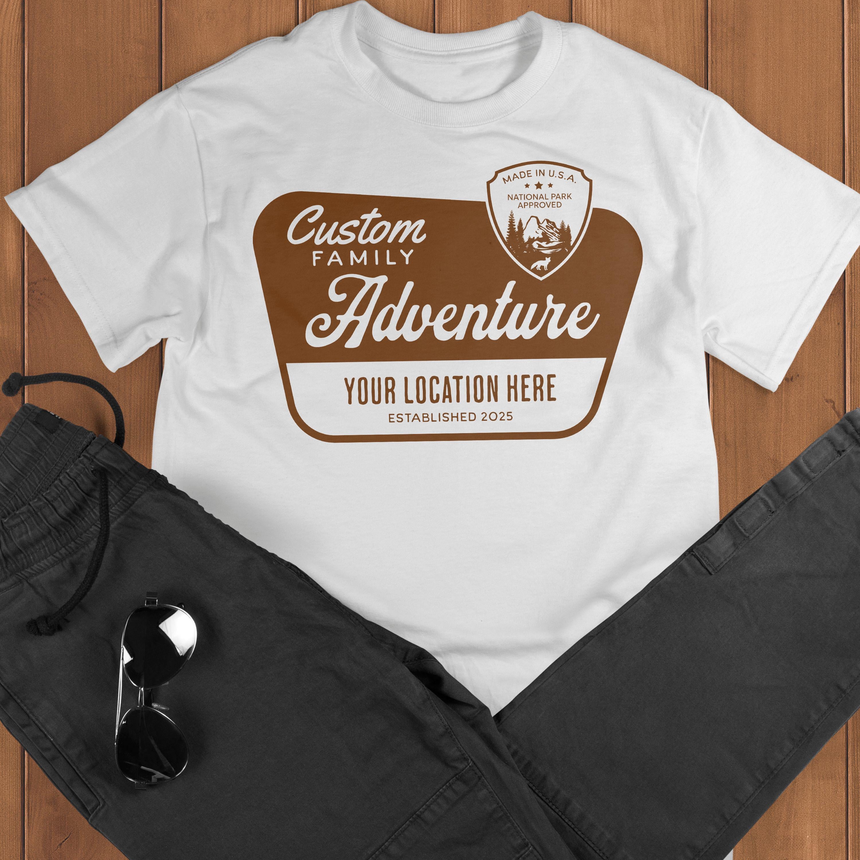 National Parks Shirt, Custom Matching Family Group, Unisex Personalized Trip Hoodies Crewneck & Tshirt Toddler Kids Adult Vacation