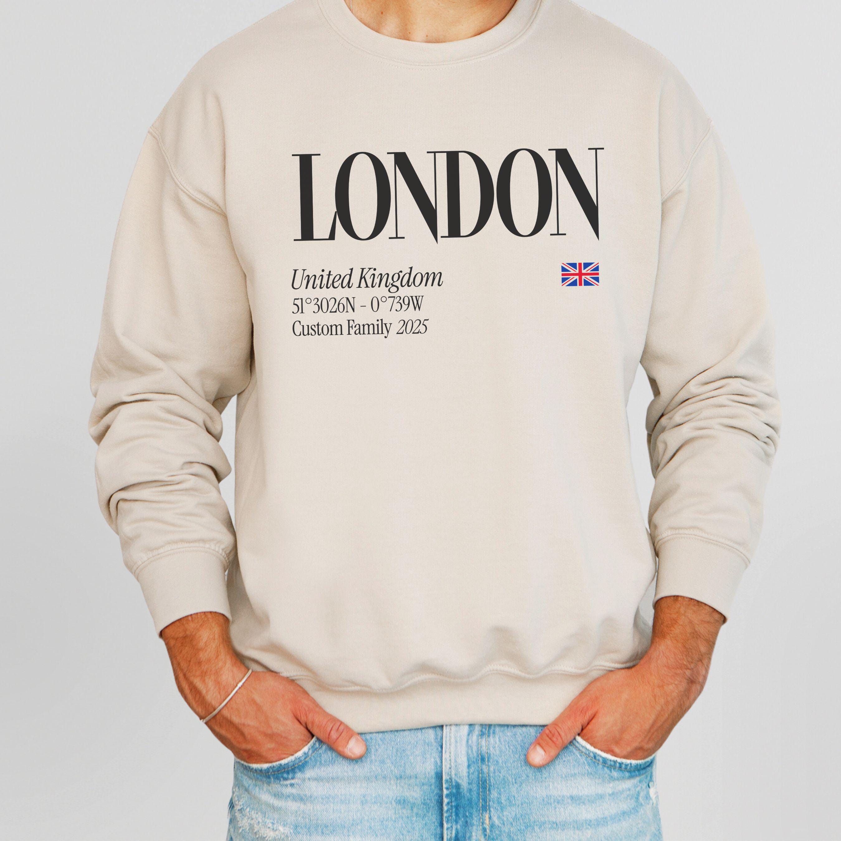 London Shirt, Custom Matching Family Vacation Travel Tshirt, Group Unisex Personalized Trip Hoodies Crewneck & Tshirt Toddler Kids Adult