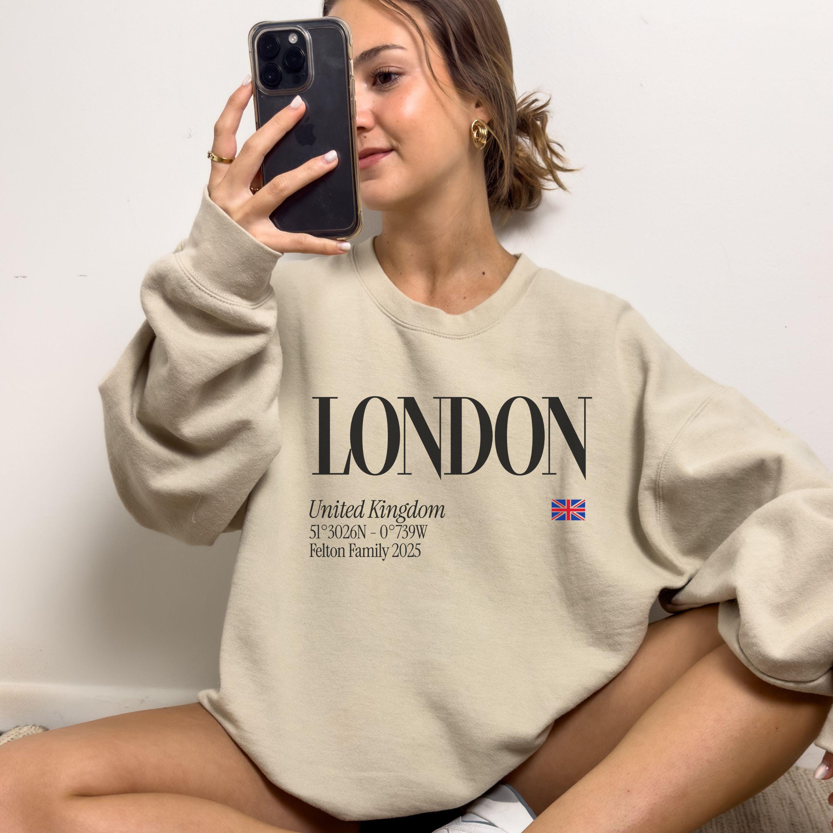 London Shirt, Custom Matching Family Vacation Travel Tshirt, Group Unisex Personalized Trip Hoodies Crewneck & Tshirt Toddler Kids Adult