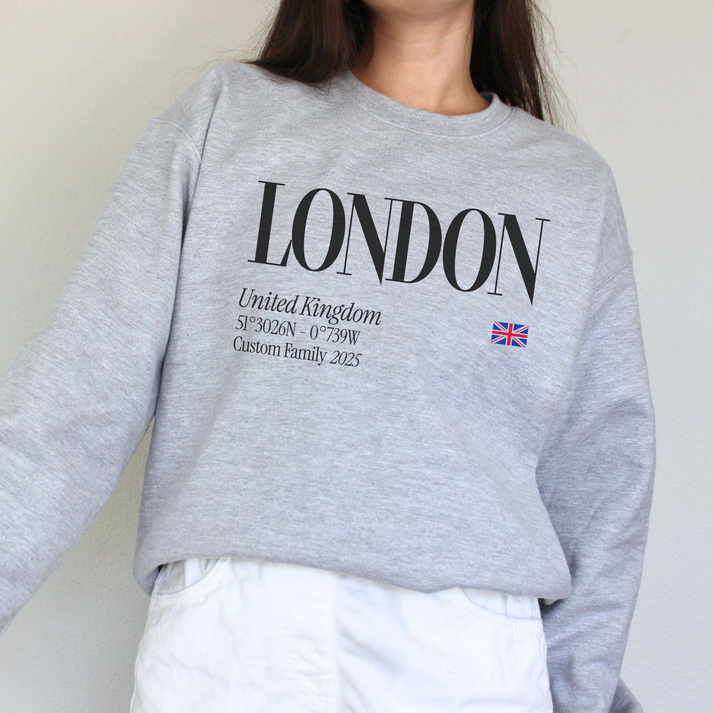 London Shirt, Custom Matching Family Vacation Travel Tshirt, Group Unisex Personalized Trip Hoodies Crewneck & Tshirt Toddler Kids Adult