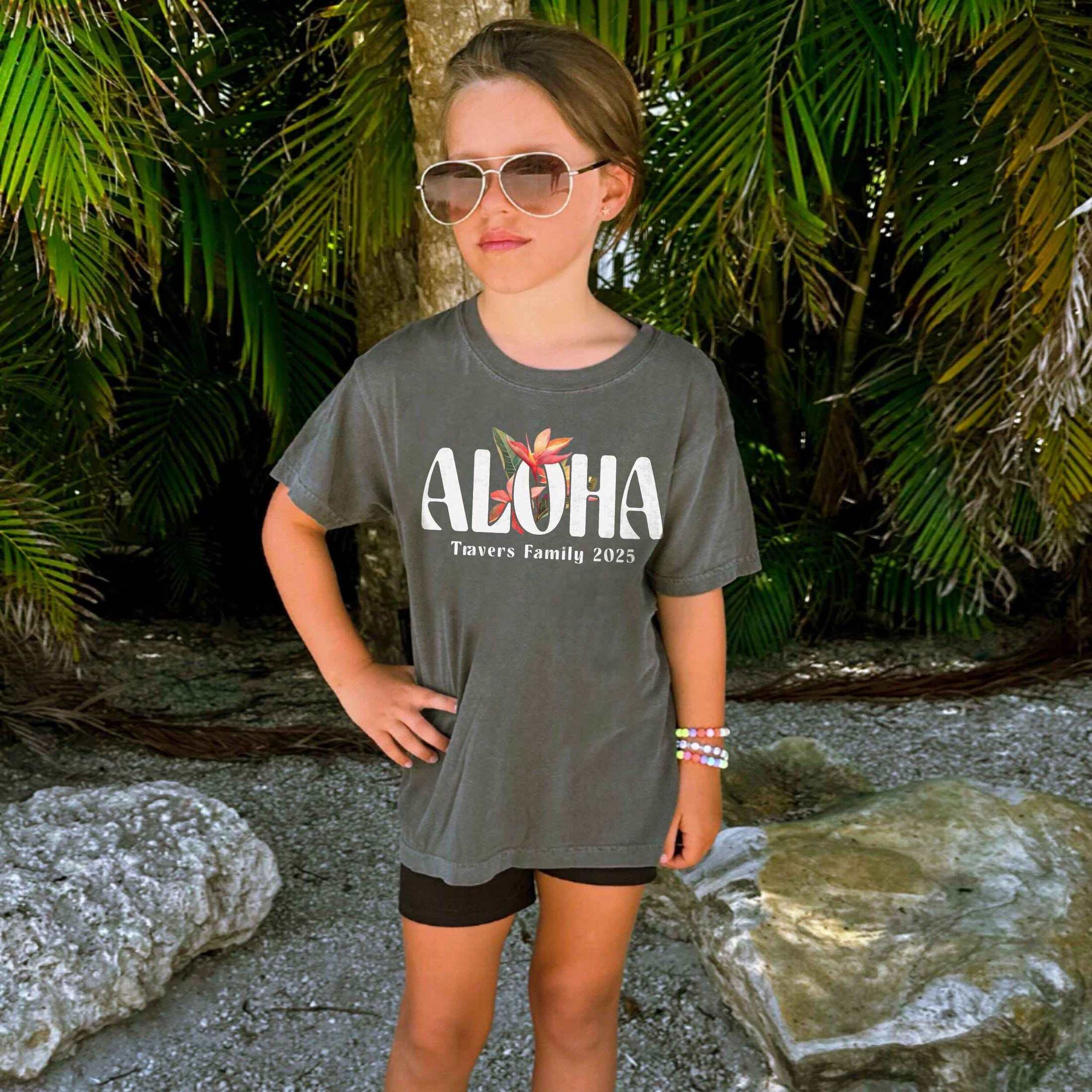 Simple Aloha Tropical Floral