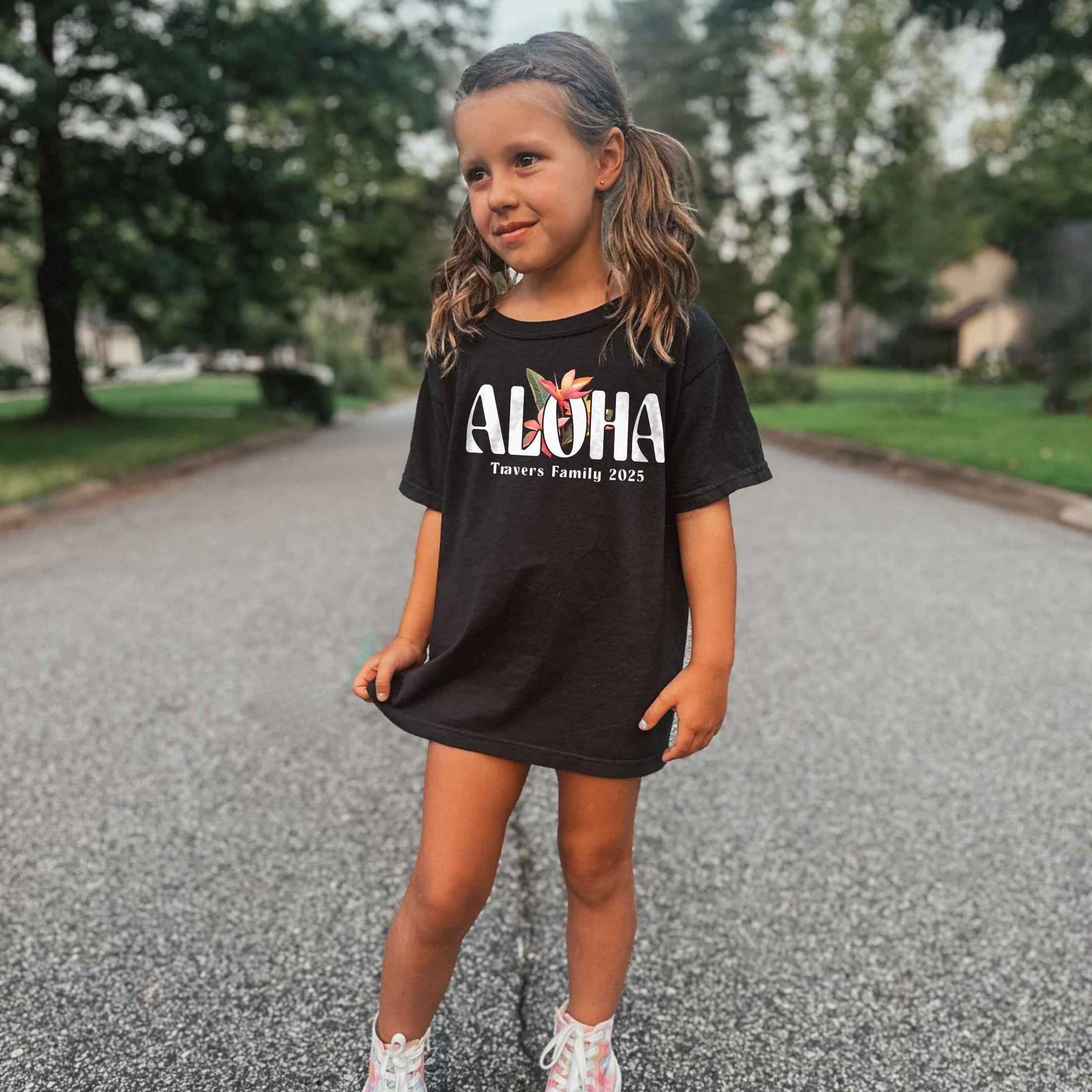 Simple Aloha Tropical Floral