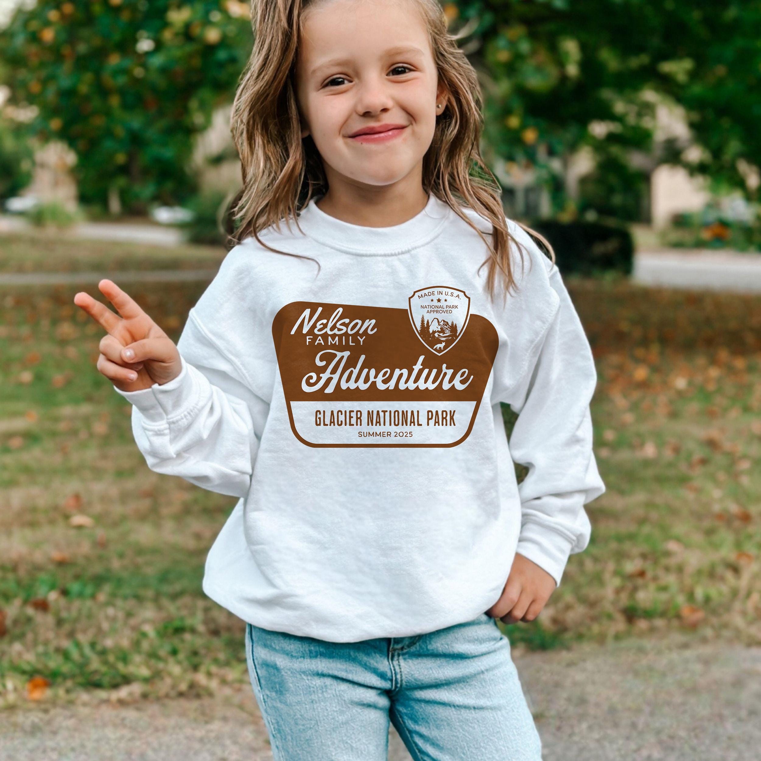 National Parks Shirt, Custom Matching Family Group, Unisex Personalized Trip Hoodies Crewneck & Tshirt Toddler Kids Adult Vacation