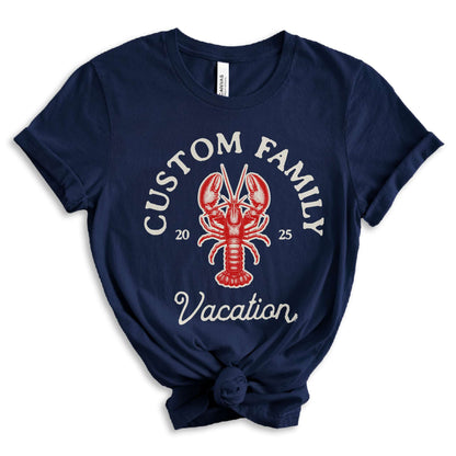 Maine Lobster - Custom Family Vacation Tshirt