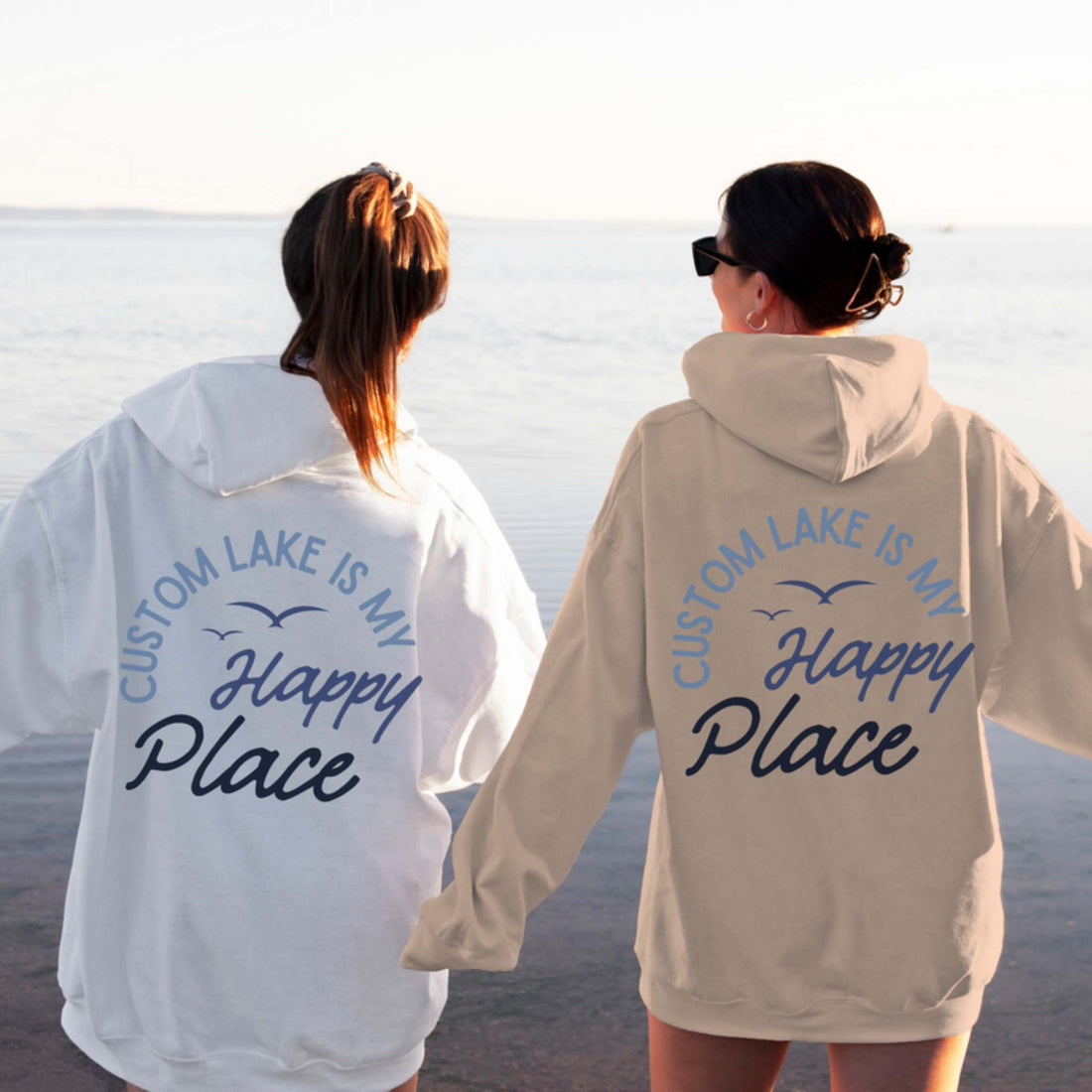 Happy Place Lake - Custom Group Lake Life Shirts