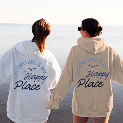Happy Place Lake - Custom Group Lake Life Shirts