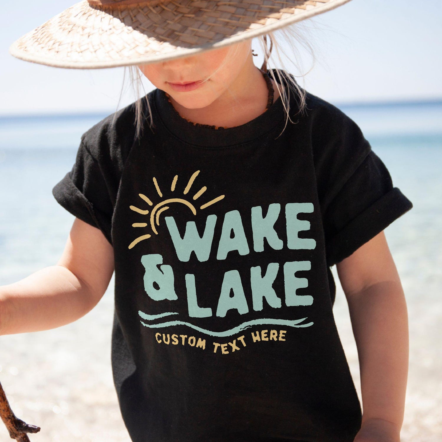 Wake &amp; Lake - Matching Family Lake Vacation Shirts