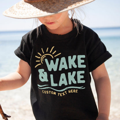 Wake &amp; Lake - Matching Family Lake Vacation Shirts