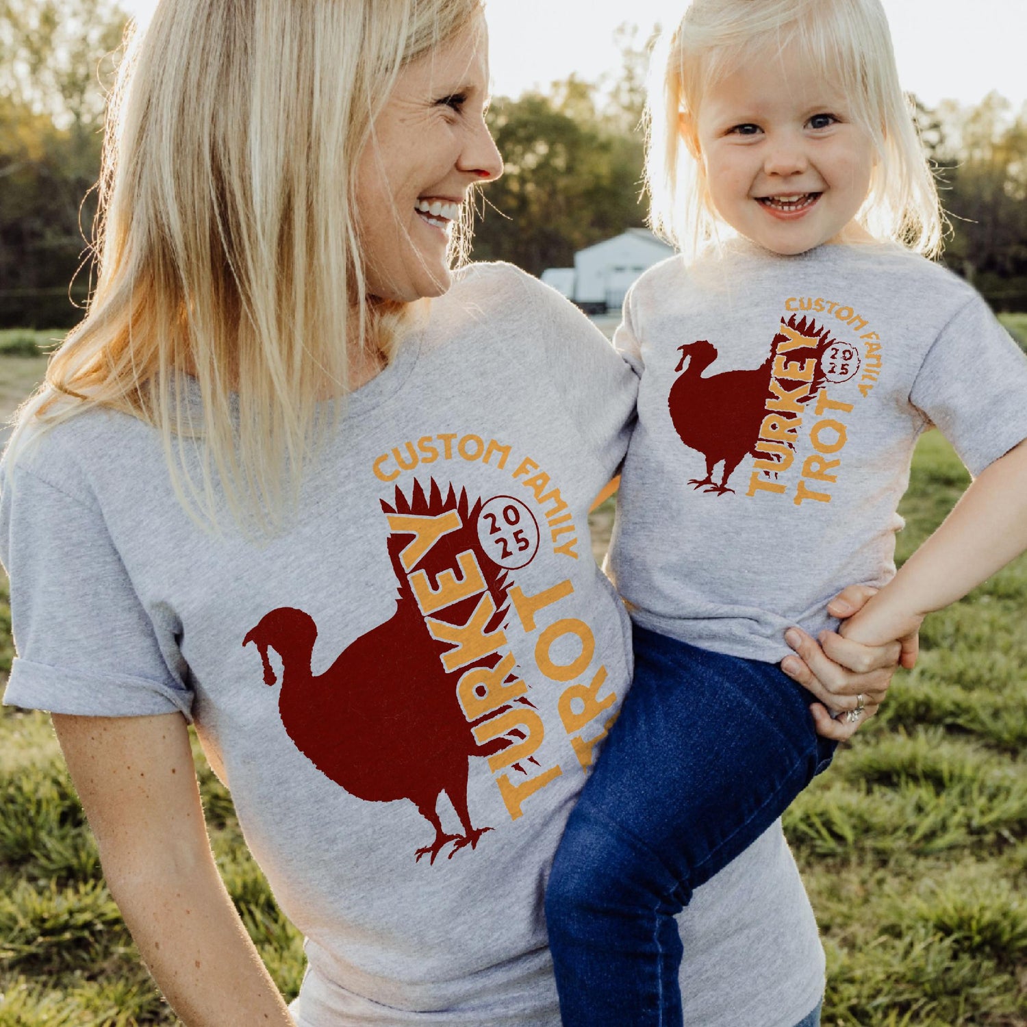 Turkey Trot - Matching Family Thanksgiving 5K Race Shirts
