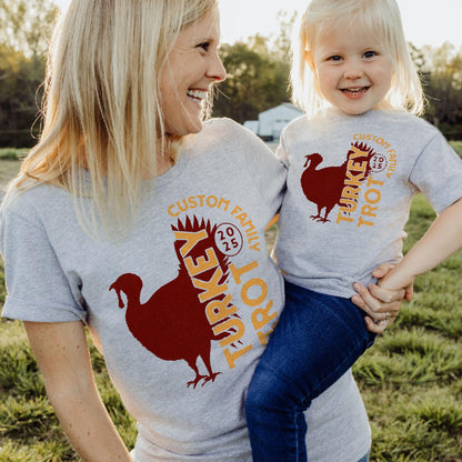 Turkey Trot - Matching Family Thanksgiving 5K Race Shirts