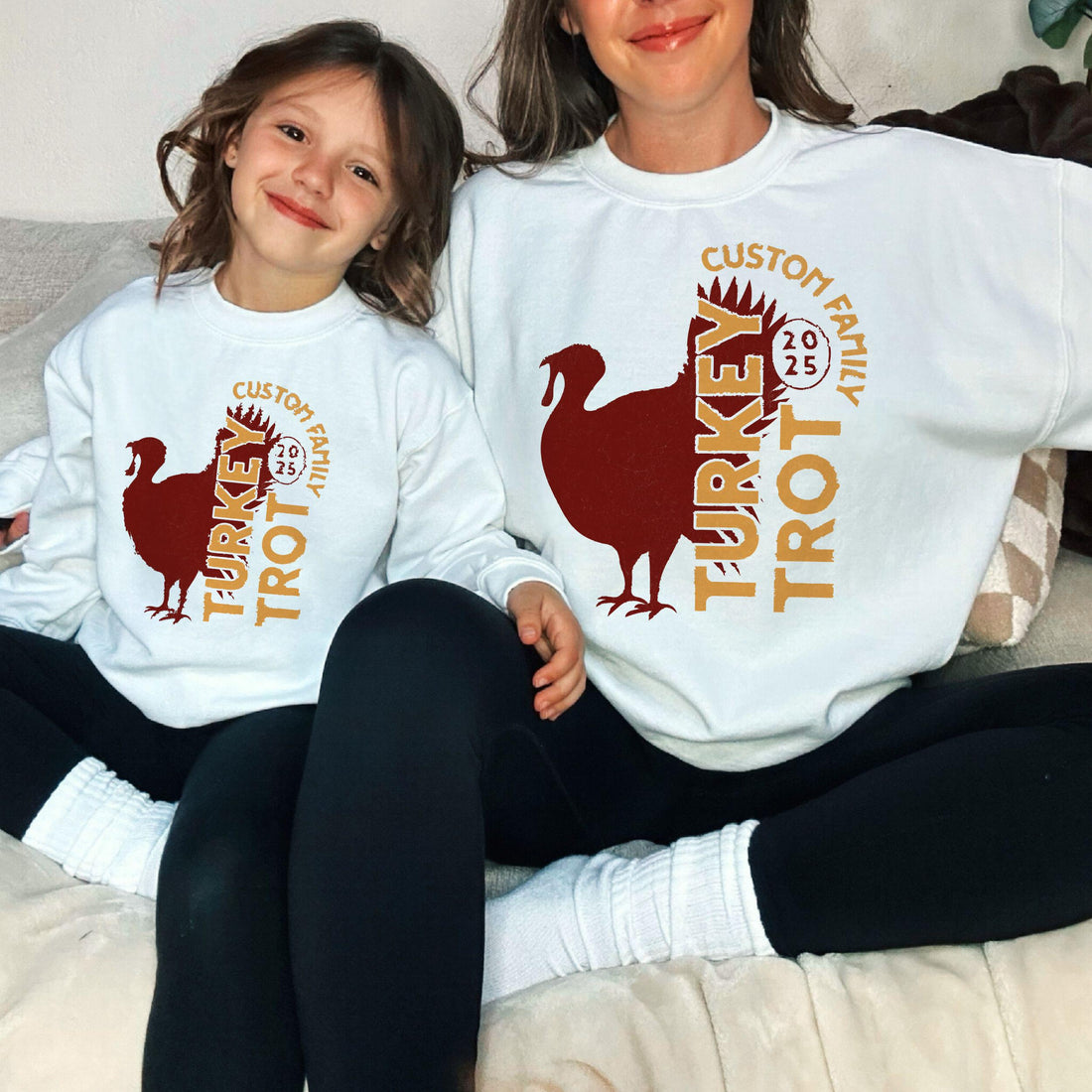 Turkey Trot - Matching Family Thanksgiving 5K Race Shirts
