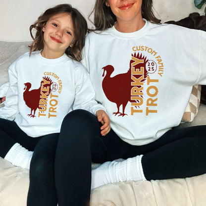 Turkey Trot - Matching Family Thanksgiving 5K Race Shirts