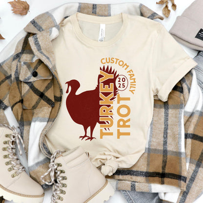 Turkey Trot - Matching Family Thanksgiving 5K Race Shirts