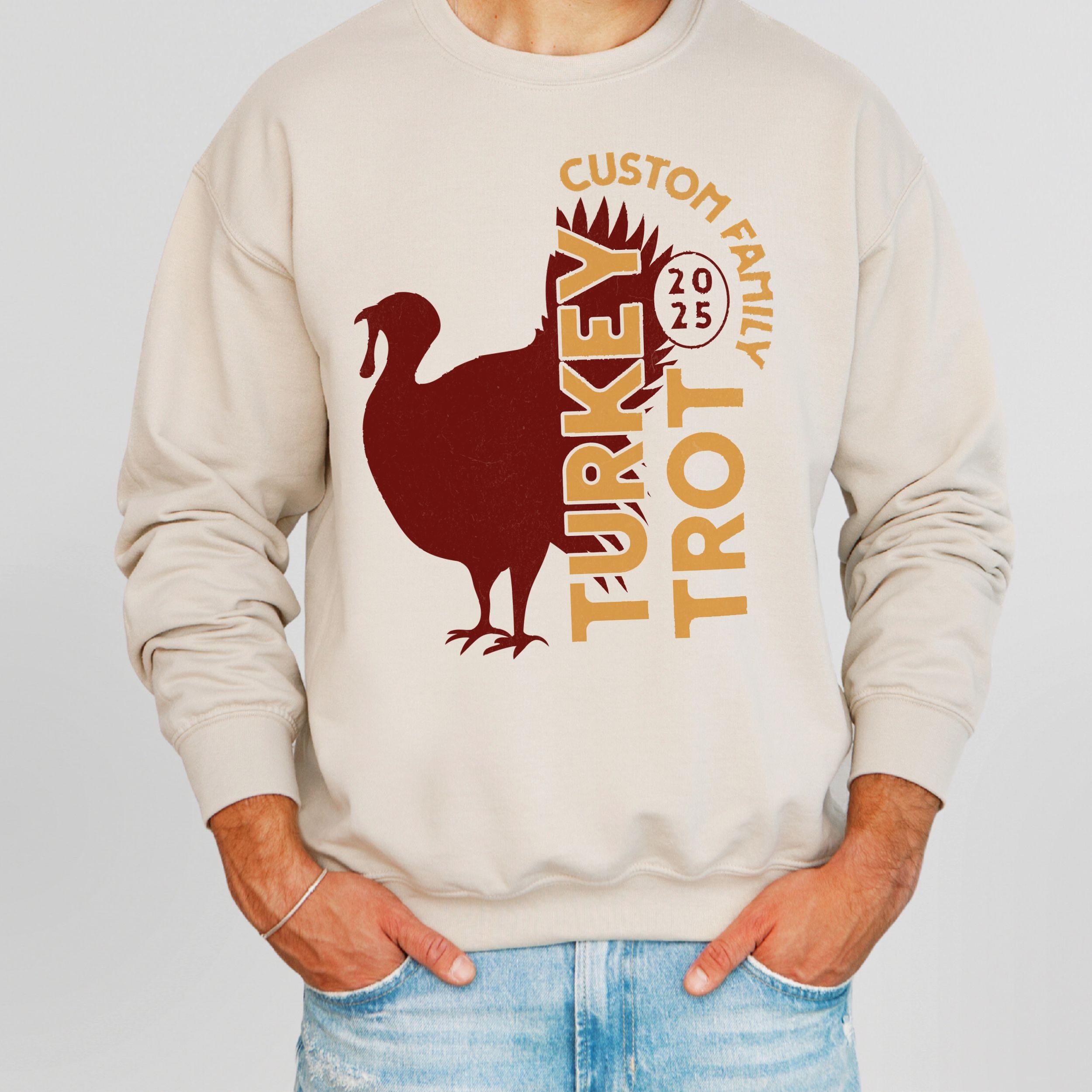 Turkey Trot - Matching Family Thanksgiving 5K Race Shirts
