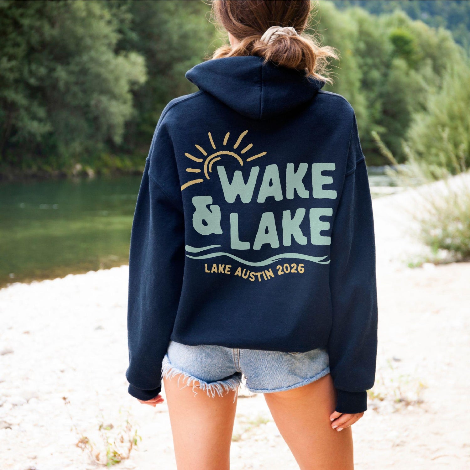Wake &amp; Lake - Matching Family Lake Vacation Shirts