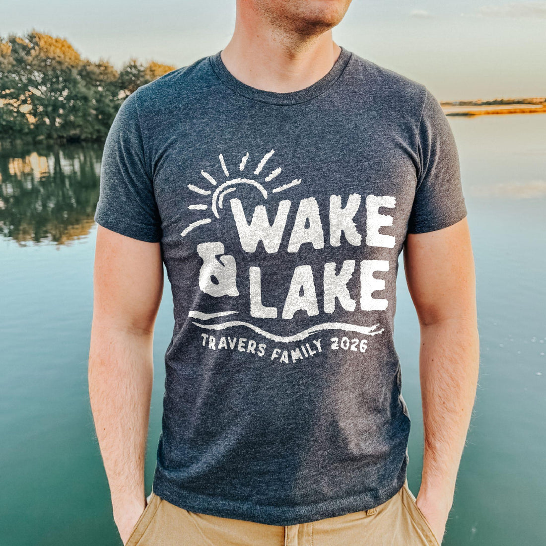 Express! Wake &amp; Lake - Matching Group Vacation Shirts