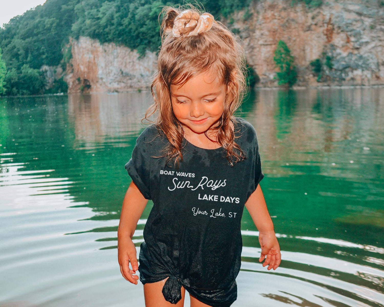 Custom Matching Family Lake Tshirts l Boat Waves Sun Rays Lake Days l Adventure l Personalized Mommy &amp; Me l Lake Life Tee l Family Vacation