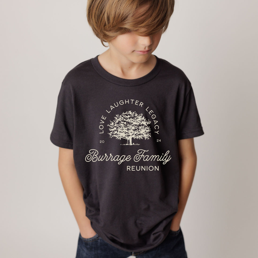 Custom Family Reunion Shirts, Toddler Kids Adult Unisex, Boho Aesthetic, Family Tree, Personalized Family Shirts, Love Laughter Legacy