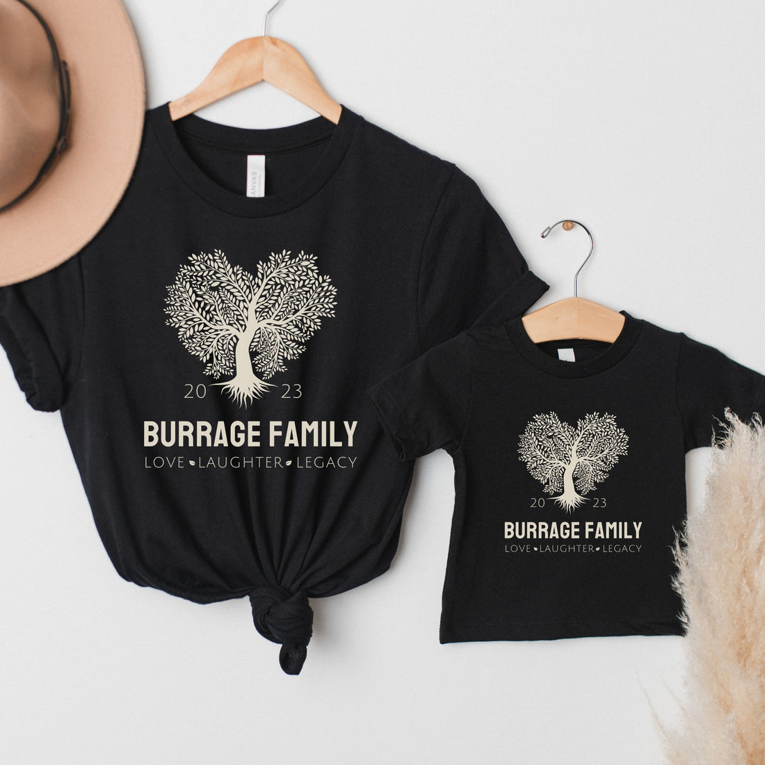 Custom Family Reunion Shirts, Toddler Kids Adult Unisex, Boho Aesthetic, Family Tree, Personalized Family Shirts, Love Laughter Legacy
