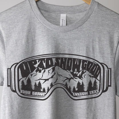 ski weekend ski trip matching family shirts hoodies sweatshirts group ski goggles retro custom personalized up to snow good