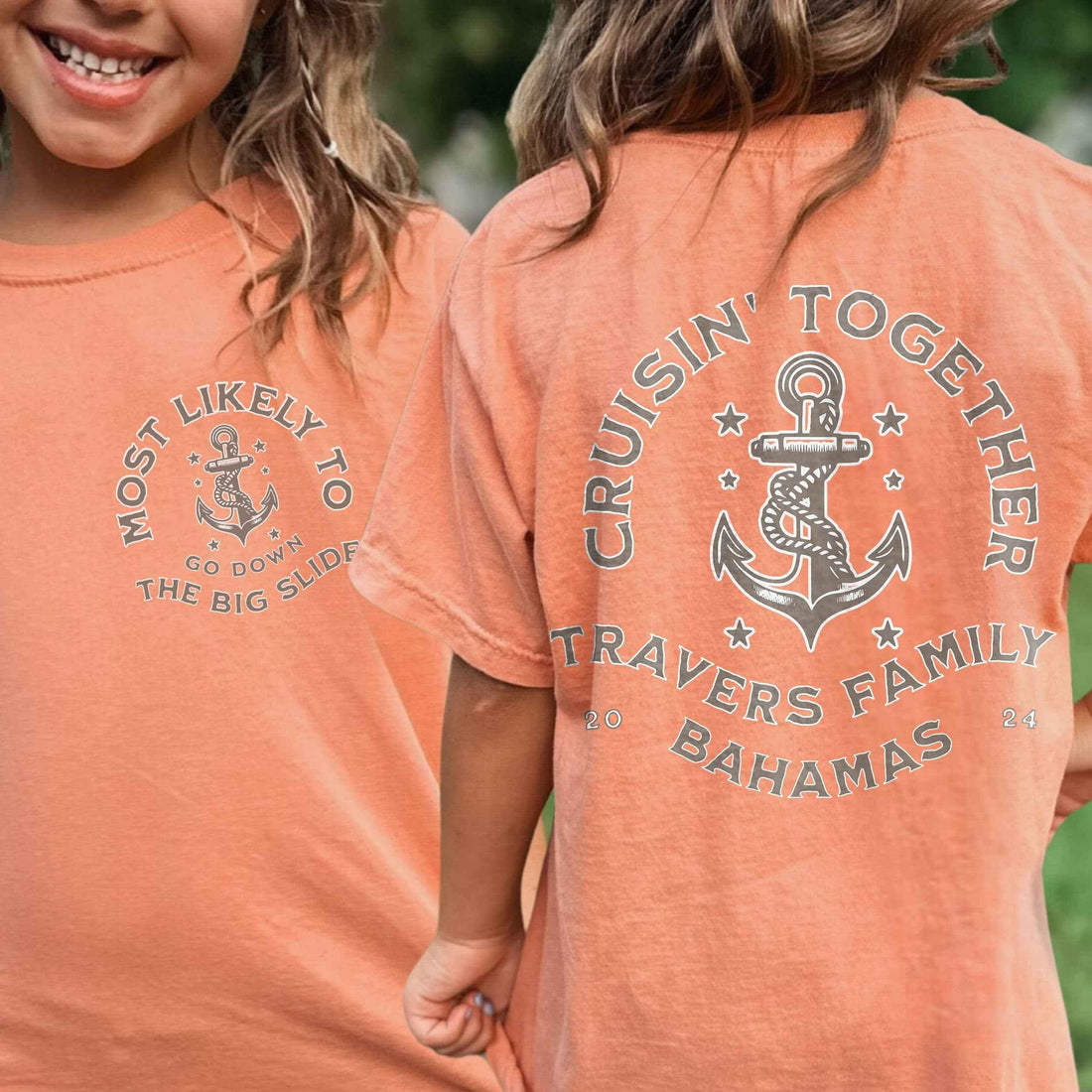 Most Likely to family cruise shirts funny cruise tshirts personalized matching group unisex comfort colors infant toddler youth kids adult oversized retro
